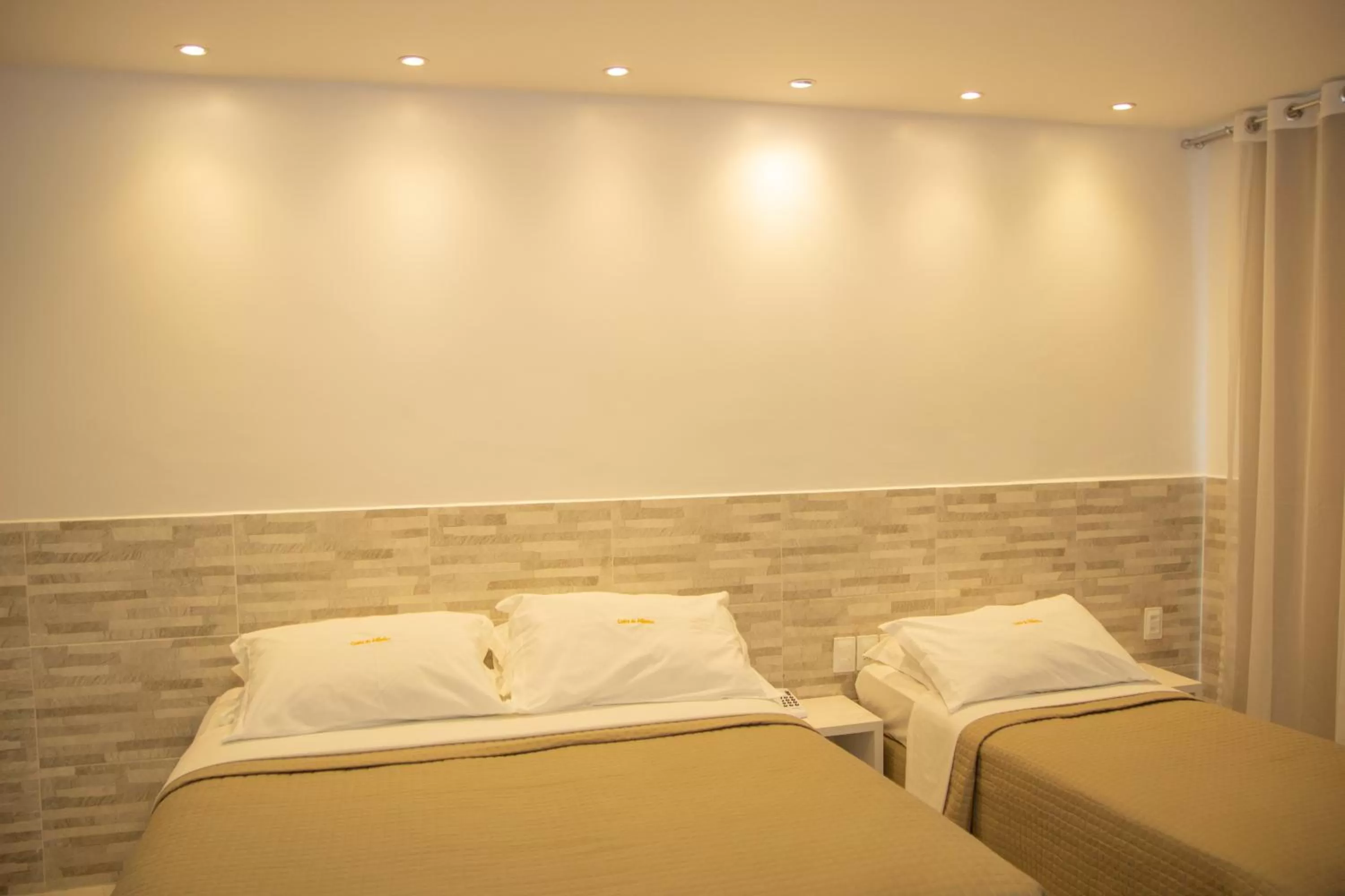 Bed in Hotel Pousada Costa do Atlântico