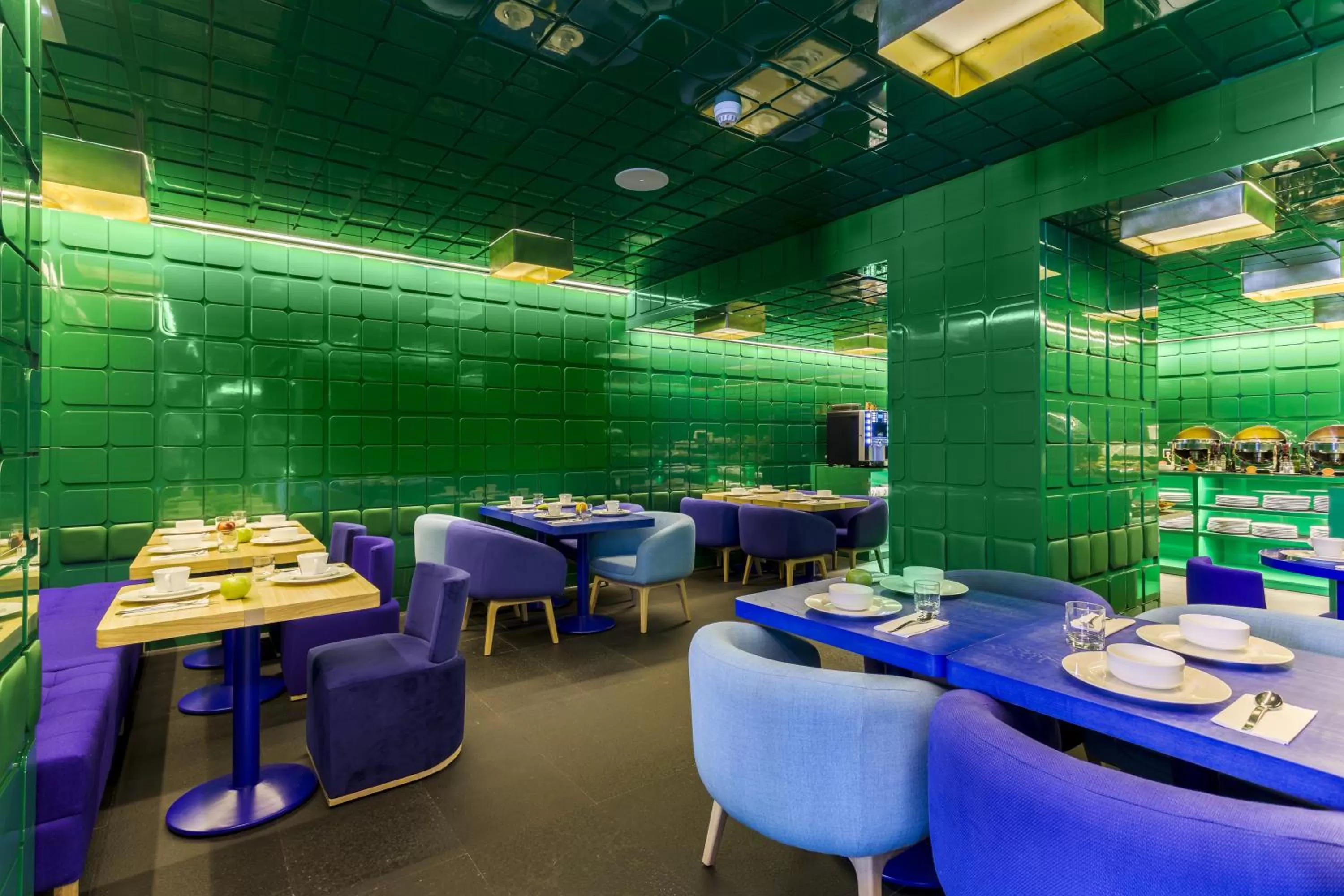 Buffet breakfast in Room Mate Carla, Barcelona