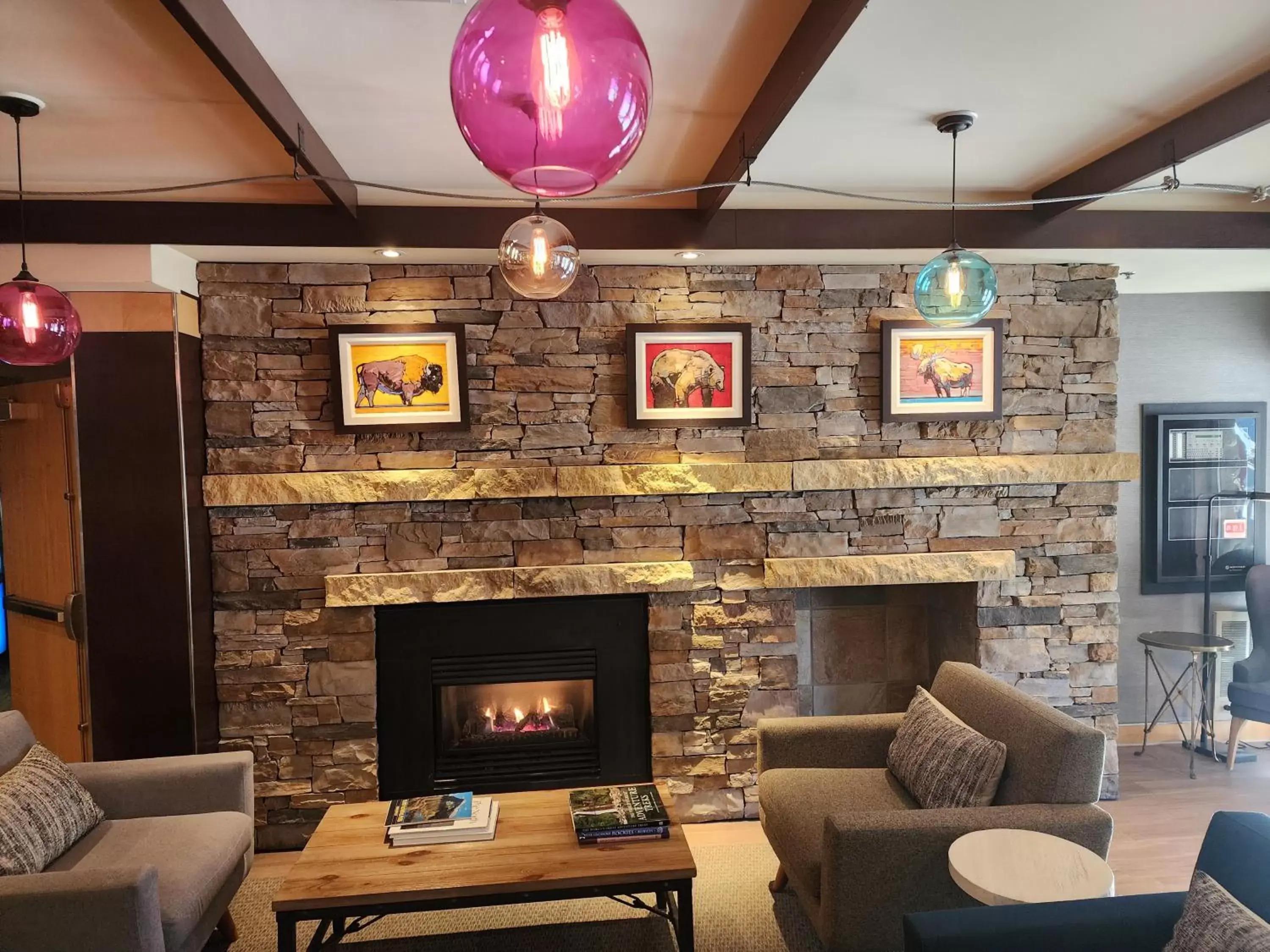 Seating Area in Banff Inn