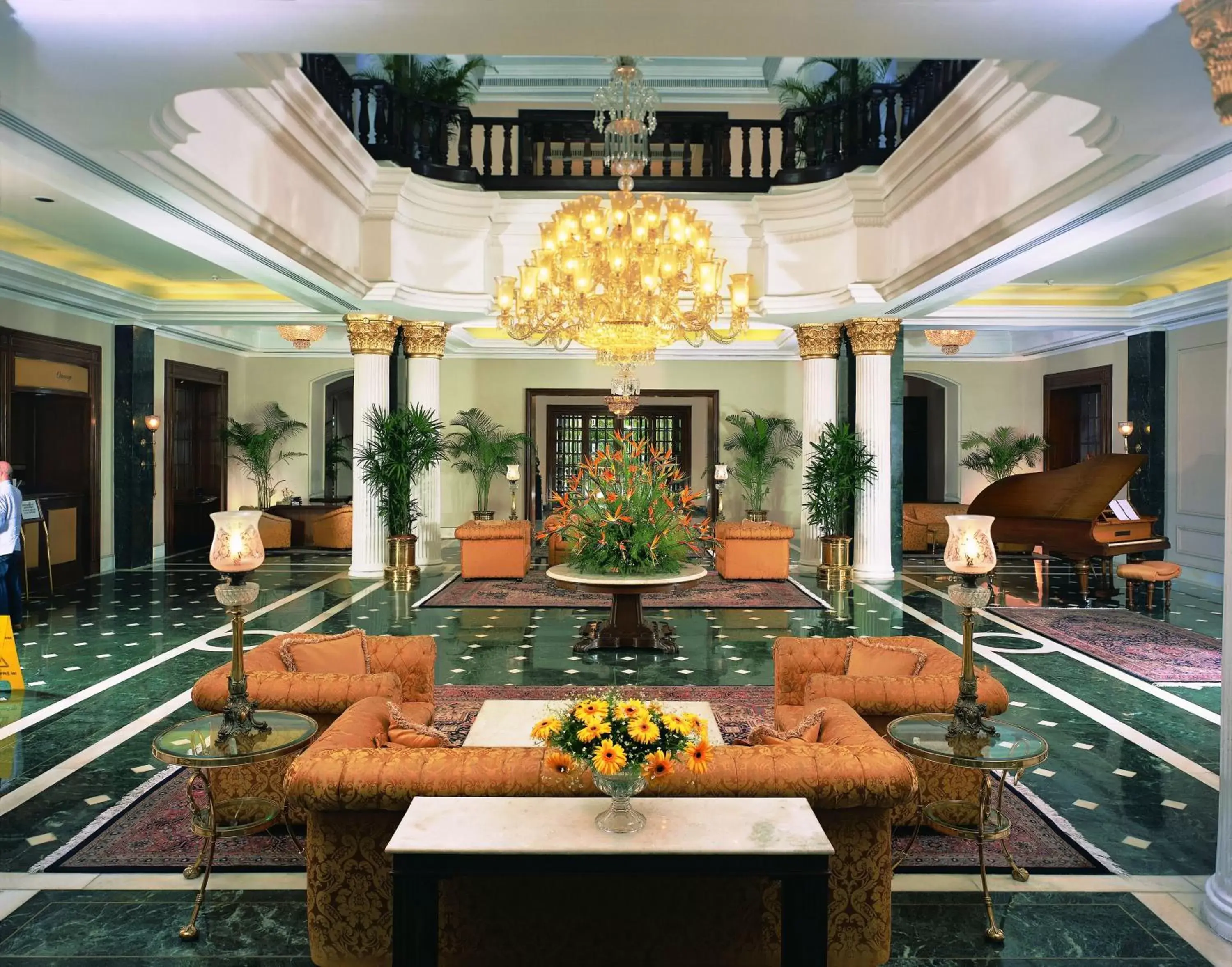 Lobby or reception in The Oberoi Grand Kolkata Lobby or reception in The Oberoi Grand Kolkata