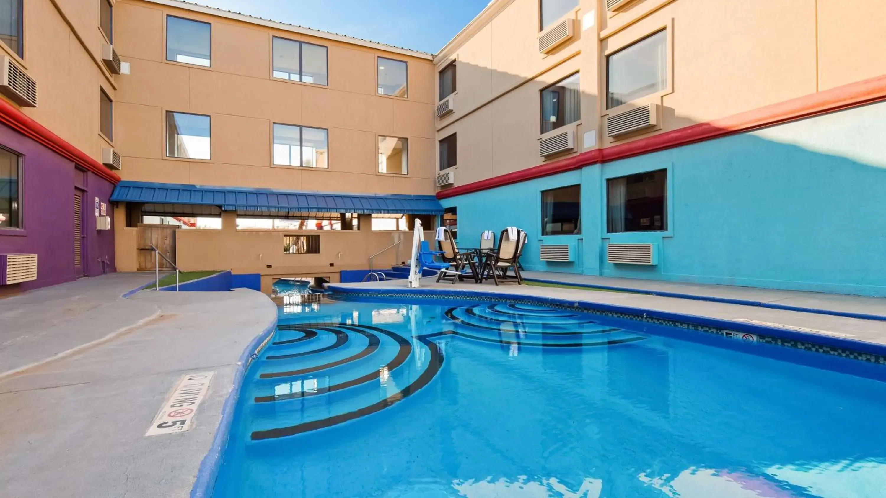 Pool view, Swimming Pool in SureStay Plus Hotel by Best Western Lubbock Medical Center