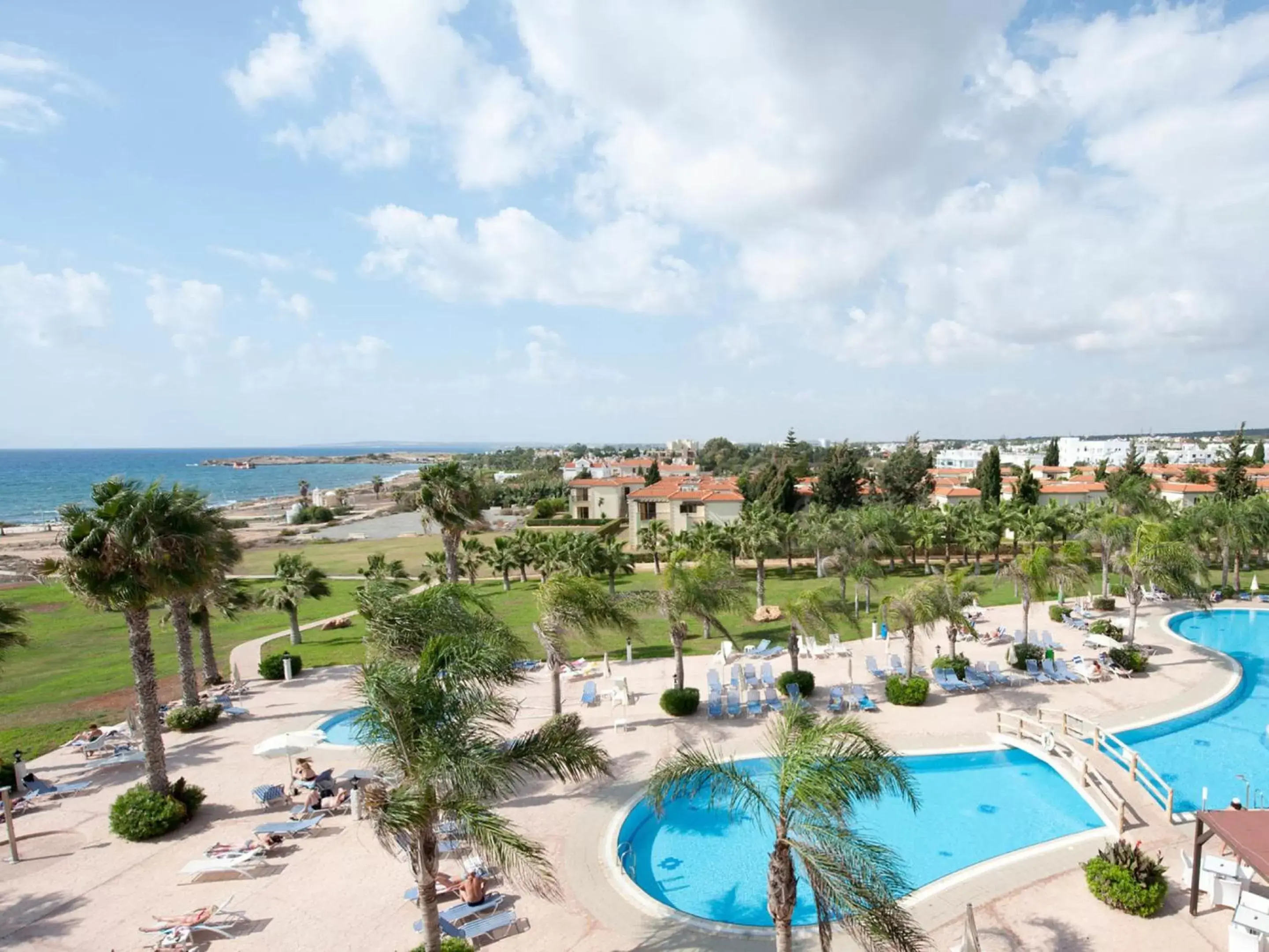 Bird's eye view, Pool View in Anmaria Beach Hotel & Spa