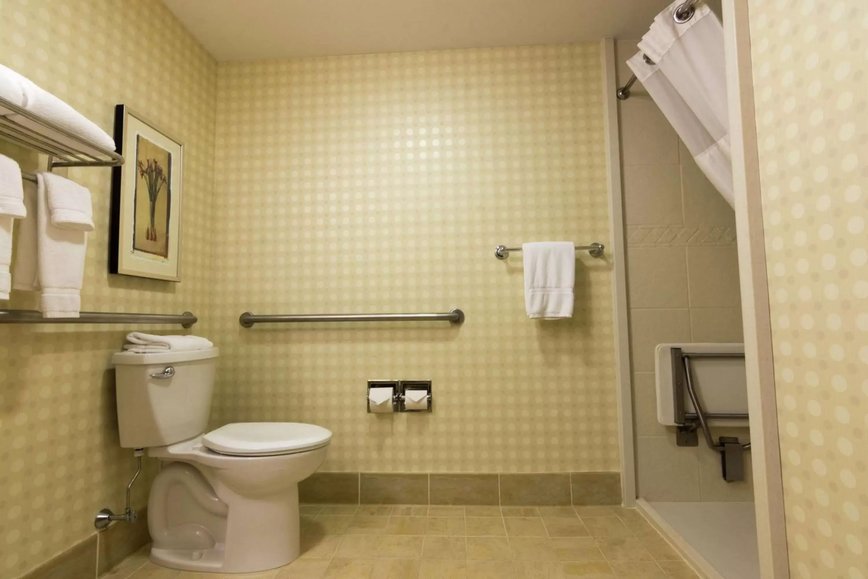 Bathroom in Hilton Garden Inn Bangor Bathroom in Hilton Garden Inn Bangor