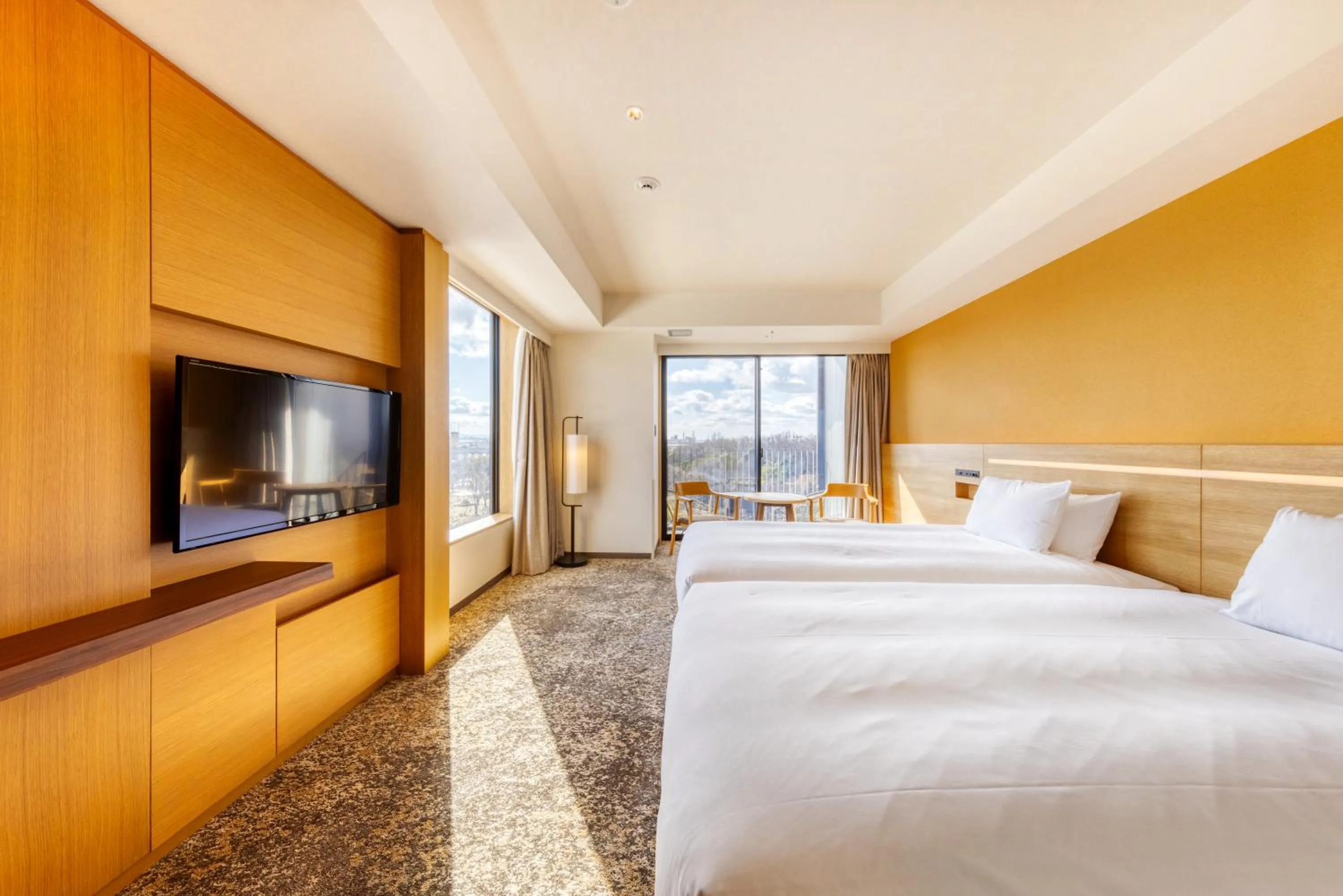 Bed in Umekoji Potel KYOTO