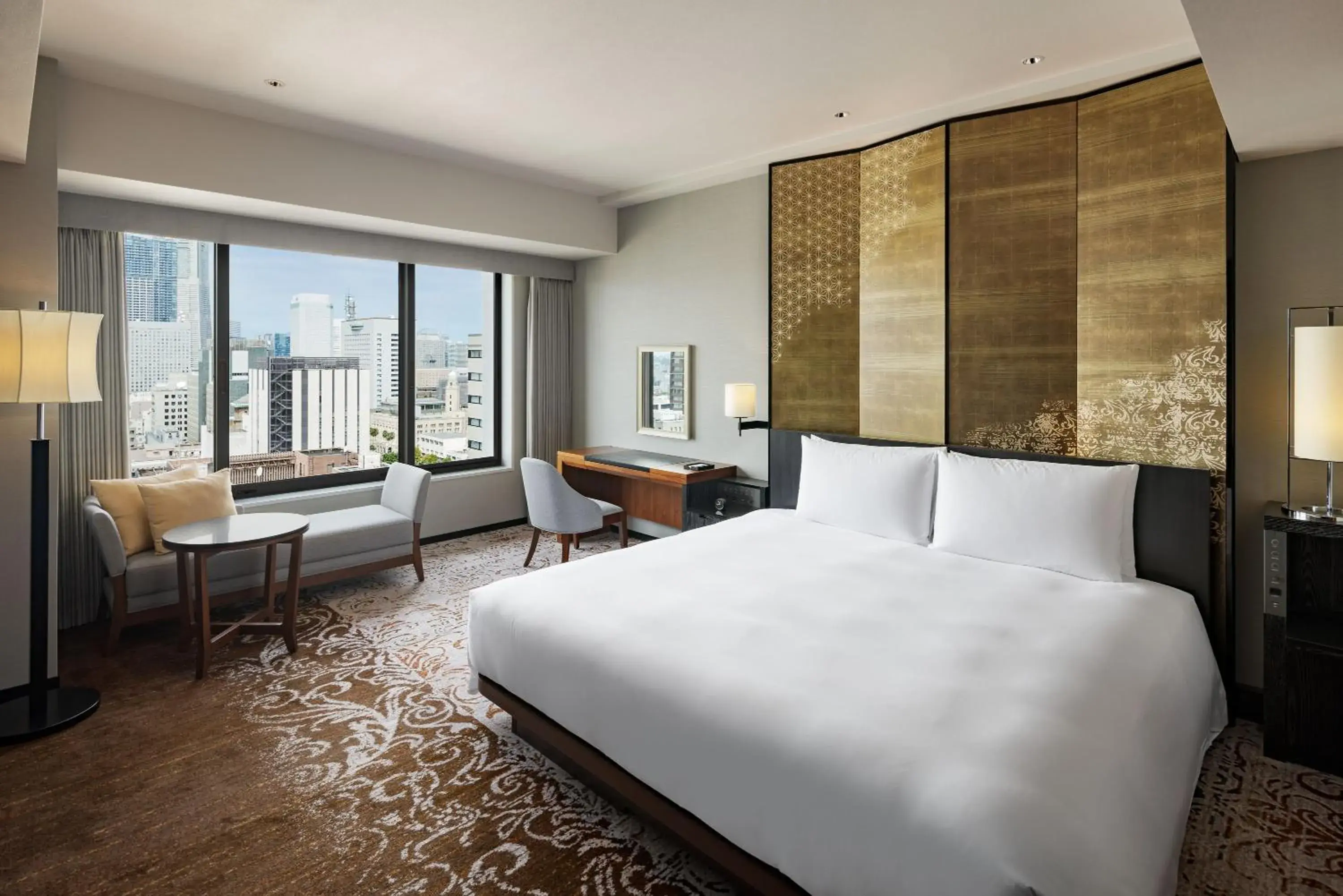 Bed in Hyatt Regency Yokohama Bed in Hyatt Regency Yokohama