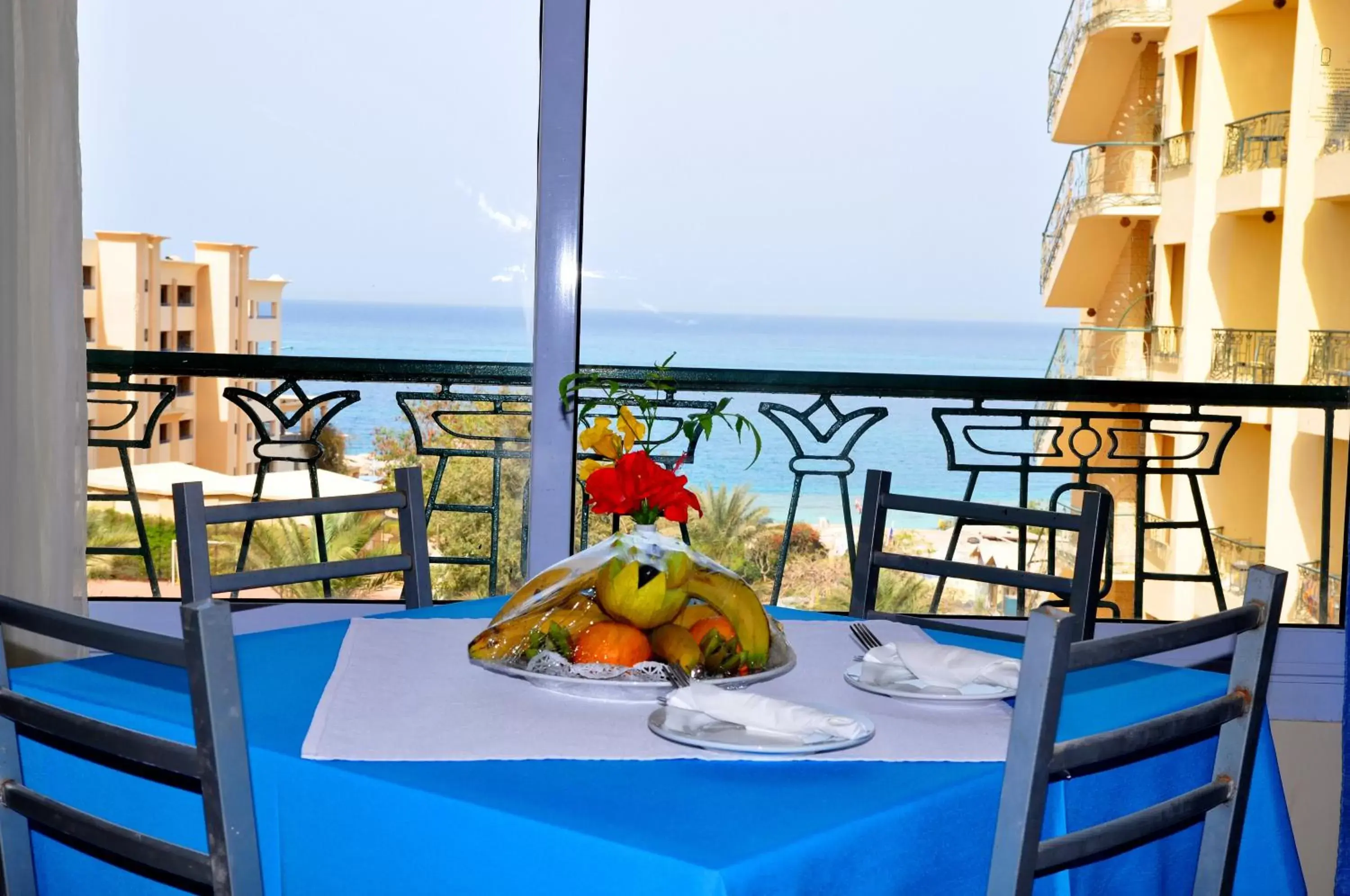 Balcony/Terrace in King Tut Aqua Park Beach Resort