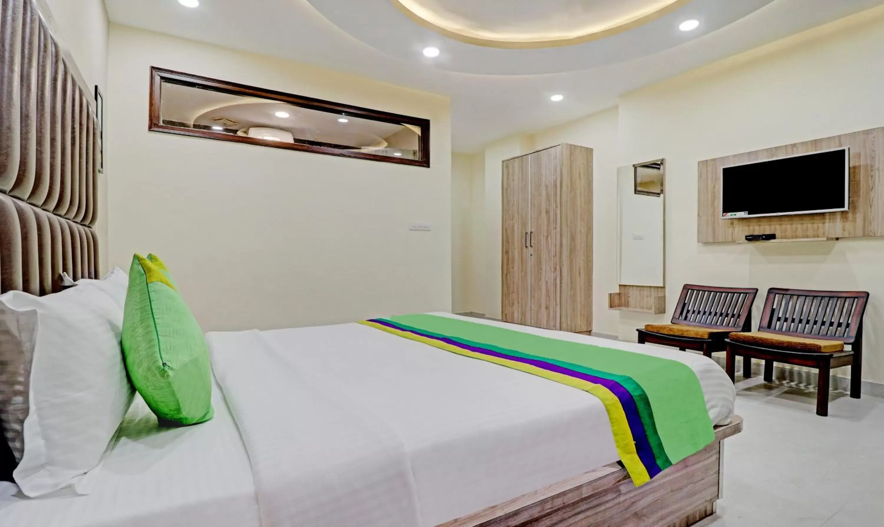 Bedroom, Bed in Treebo Ortus Residency Bedroom, Bed in Treebo Ortus Residency