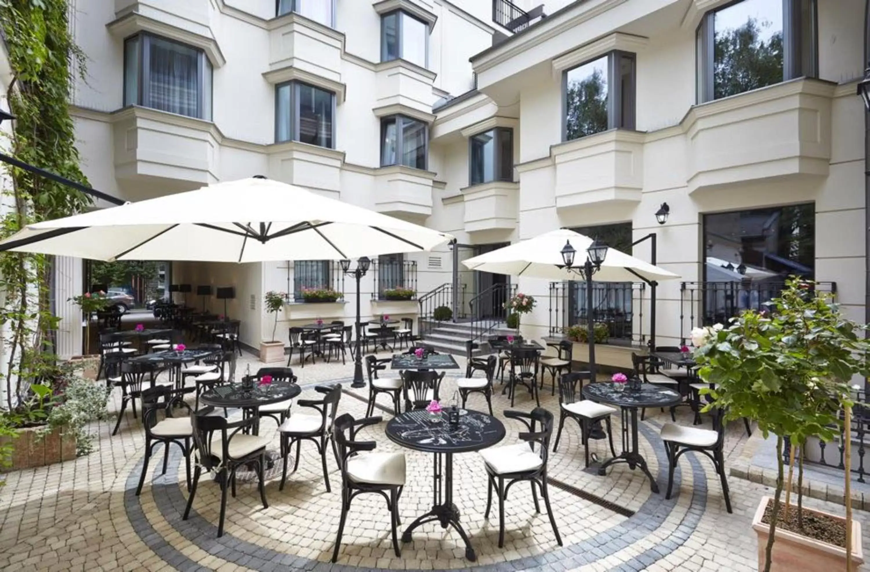 Balcony/Terrace, Restaurant/Places to Eat in Hotel Logos Kraków