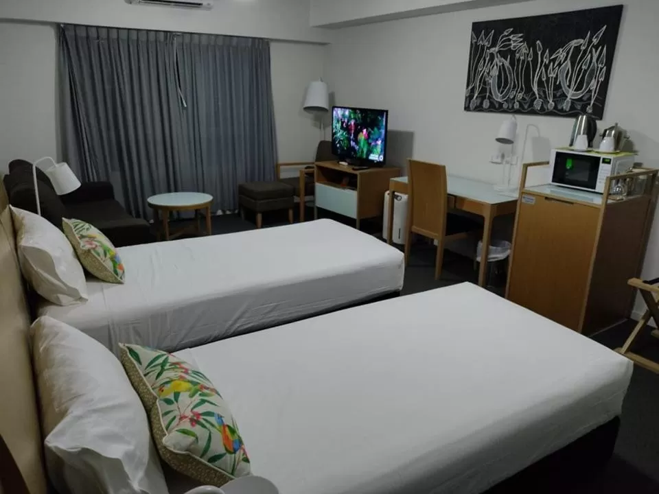 Photo of the whole room, Bed in Darwin Harbour Suites