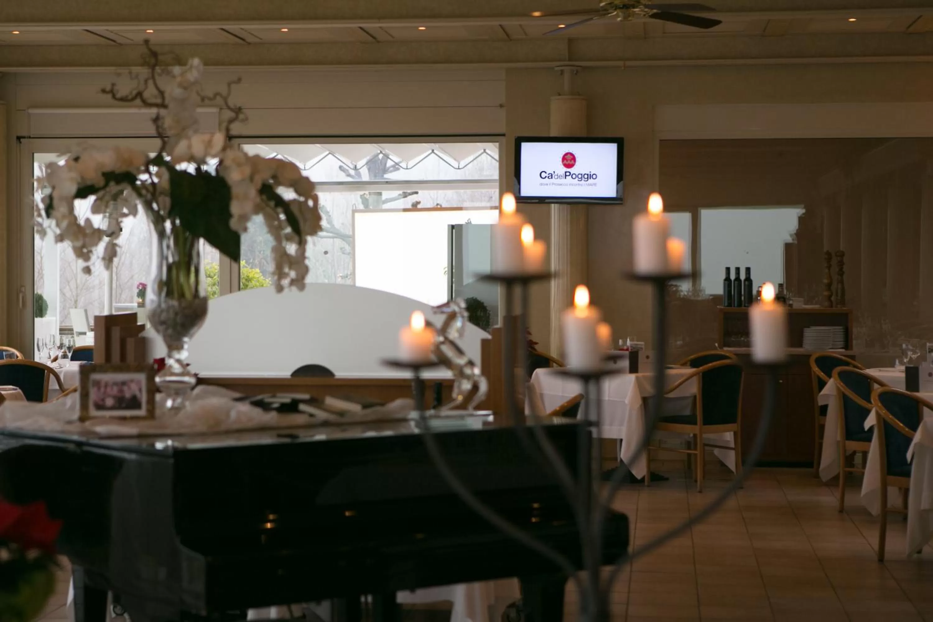 Restaurant/places to eat in Villa del Poggio Prosecco Bike Hotel