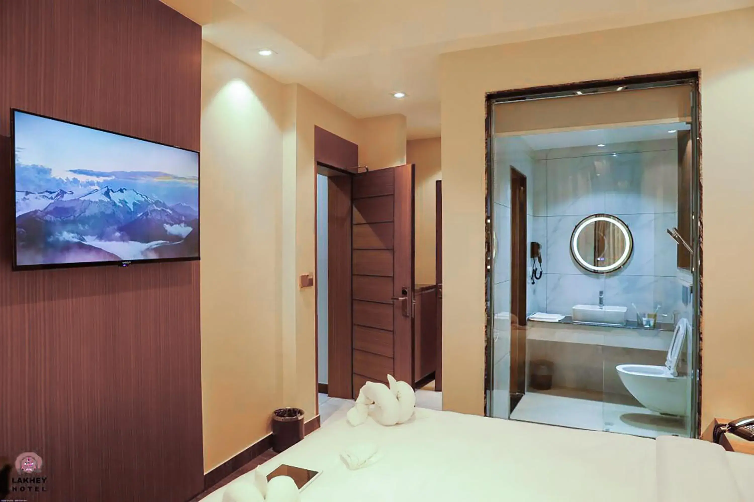 Bedroom, Bathroom in Lakhey Hotel