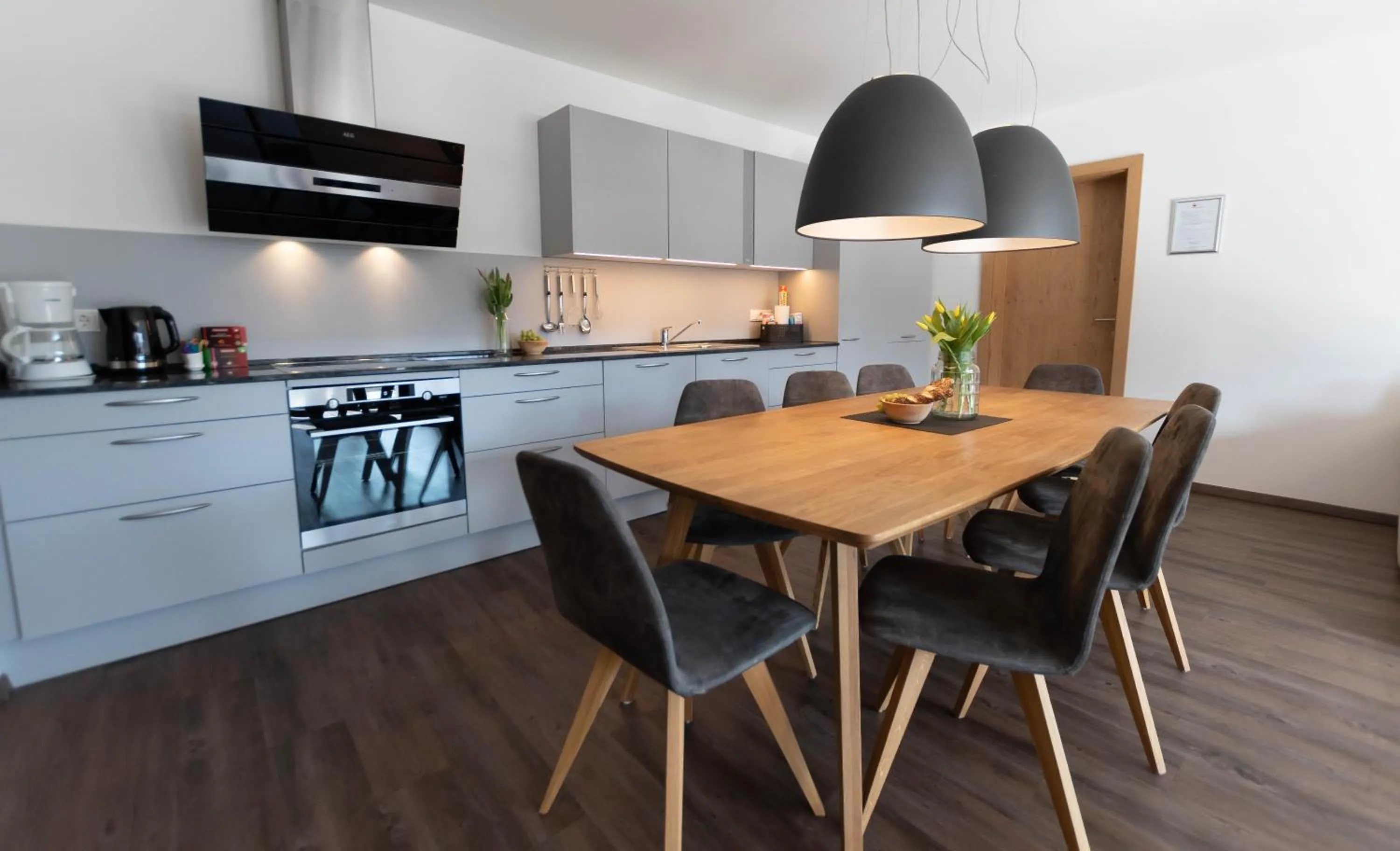 Kitchen or kitchenette in Schönblick Residence - Absolut Alpine Apartments