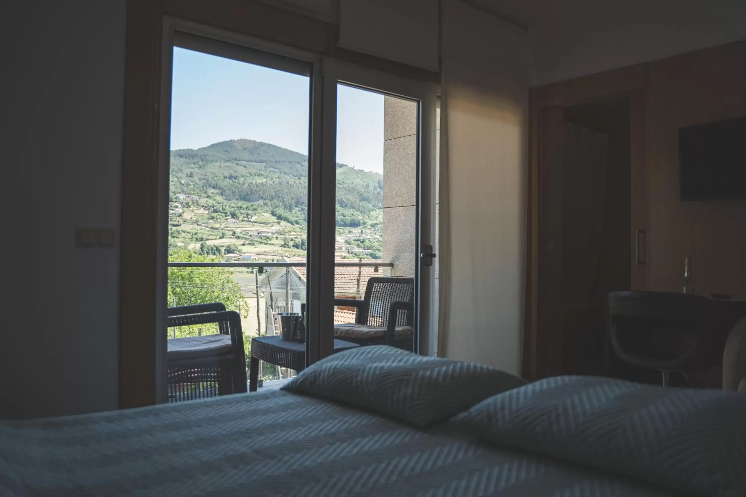 Bed in Hotel De Cerva