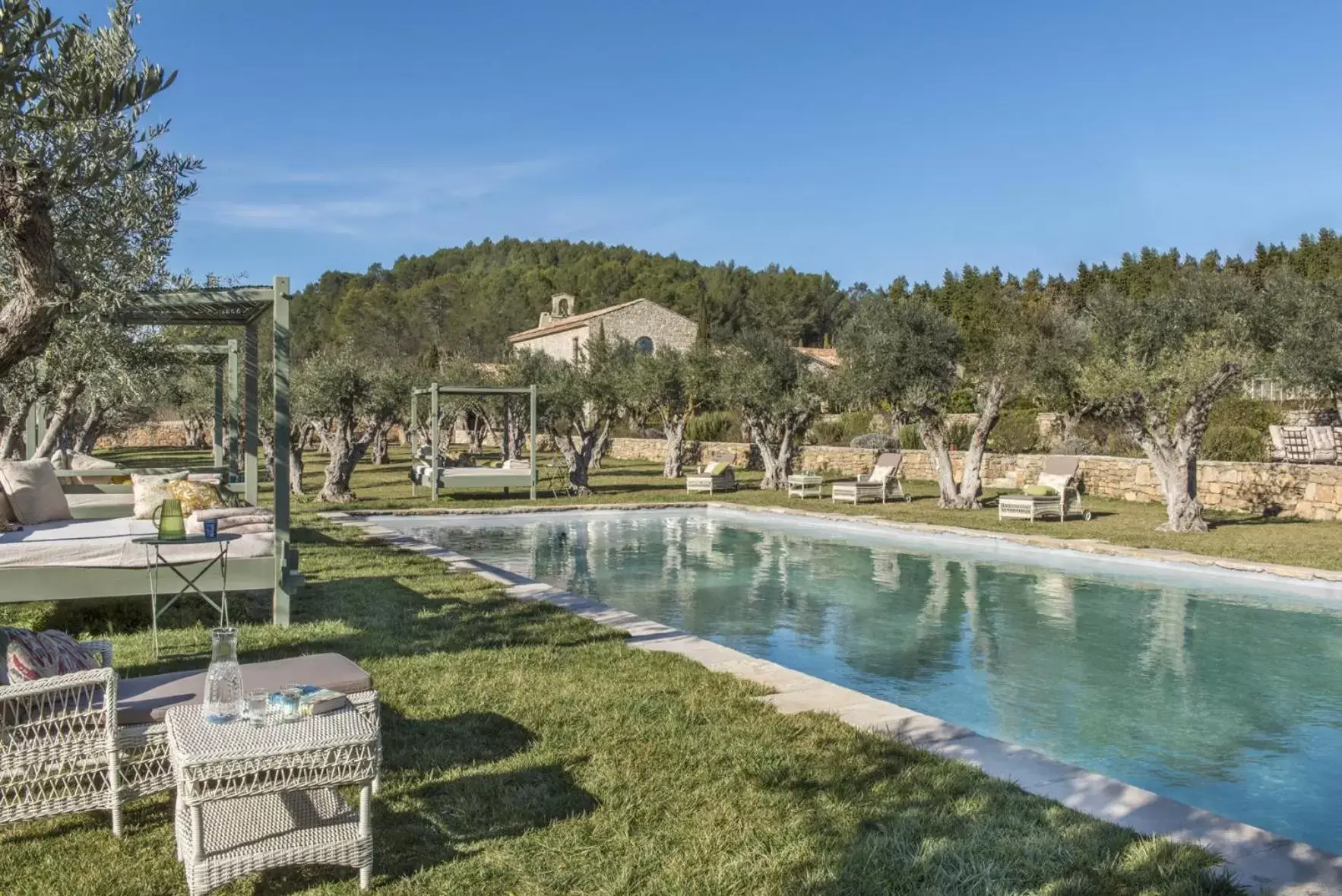 Swimming Pool in Château de Berne