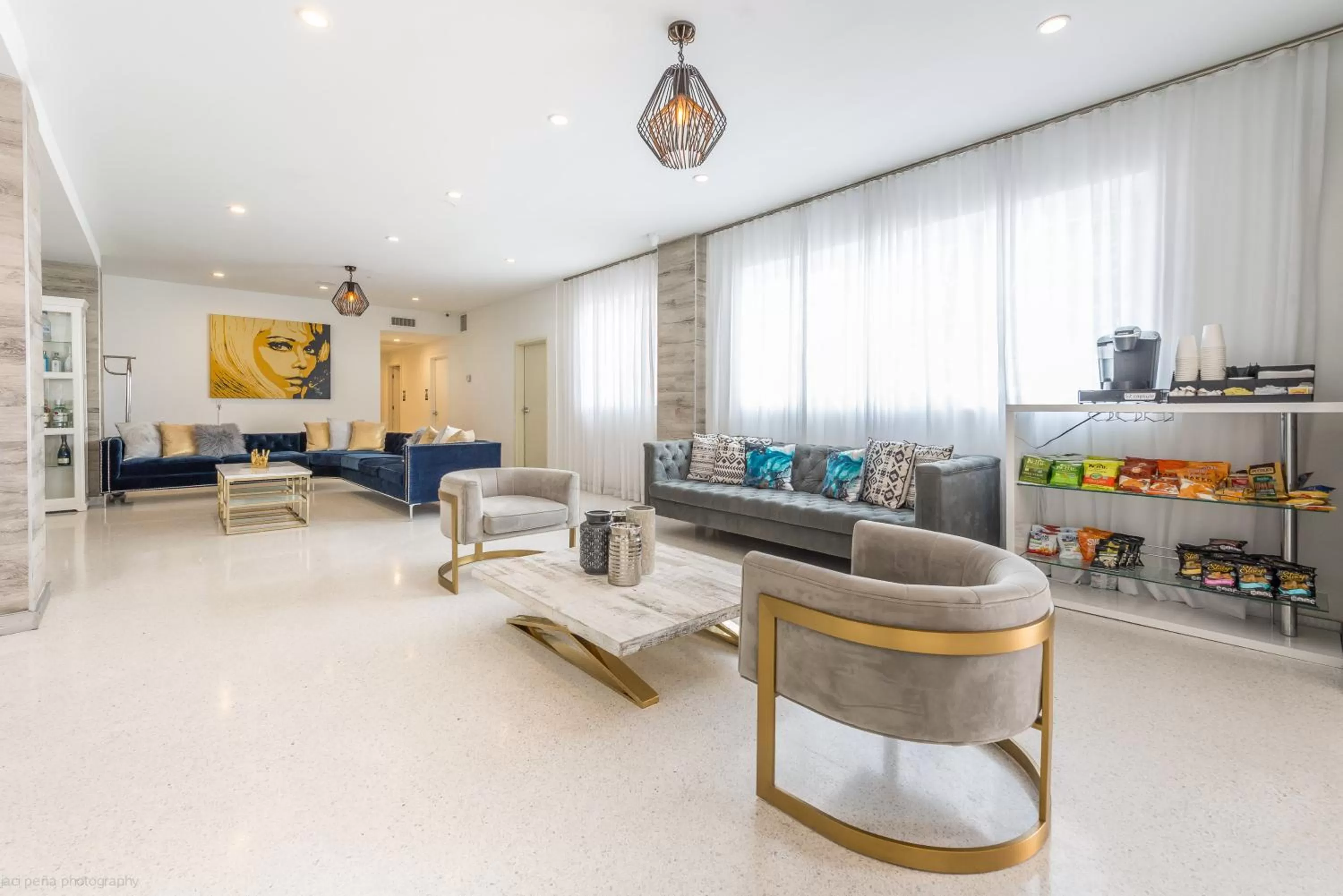 Lobby or reception in Hotel Belleza