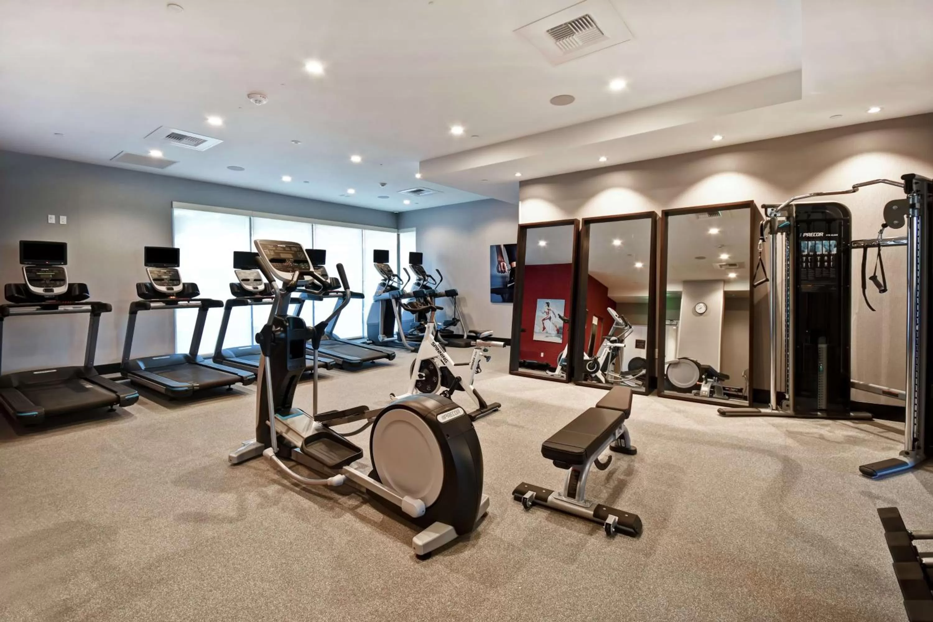 Fitness centre/facilities in Home2 Suites by Hilton Los Angeles Montebello