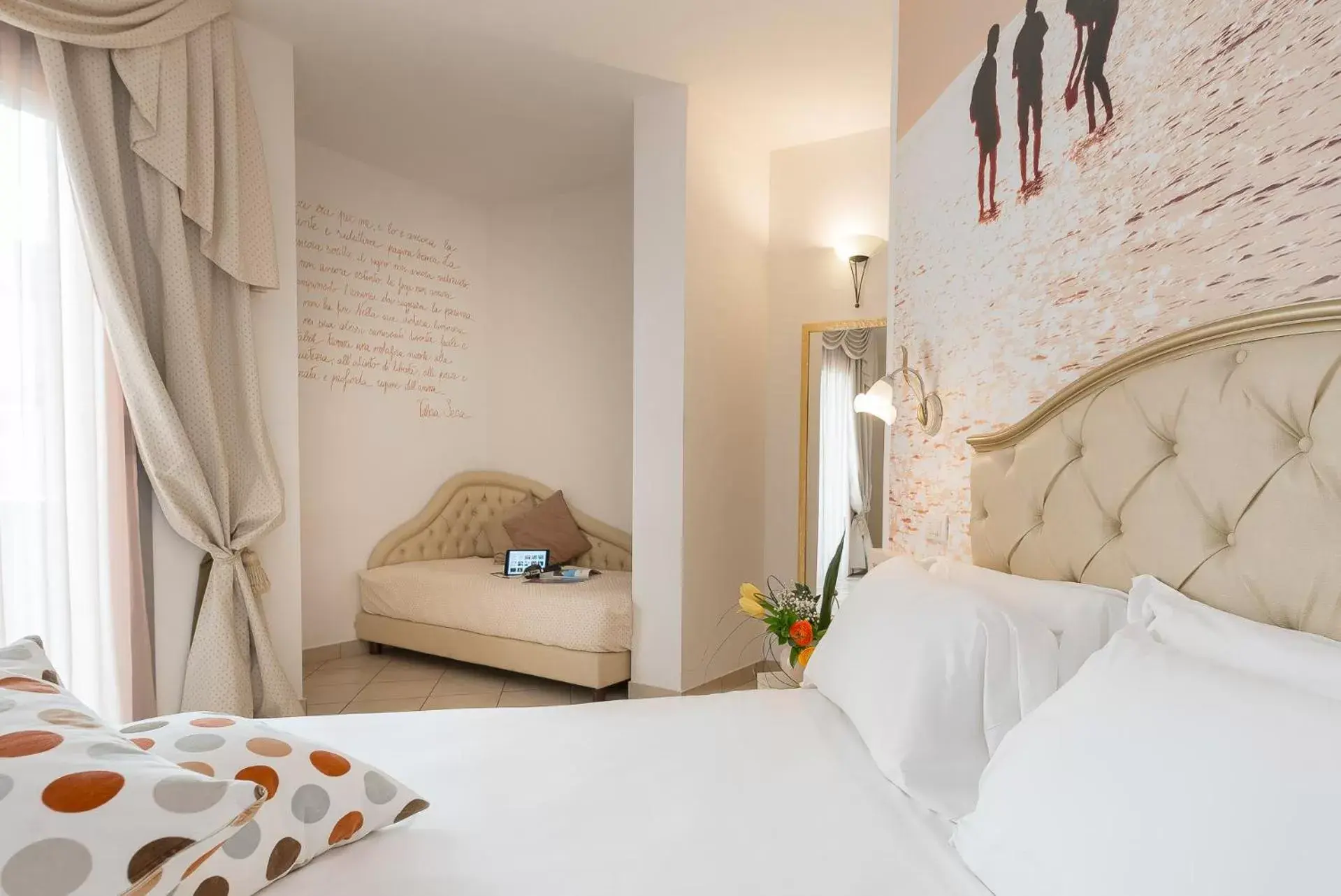 Bed in Sovrana Hotel & SPA Bed in Sovrana Hotel & SPA