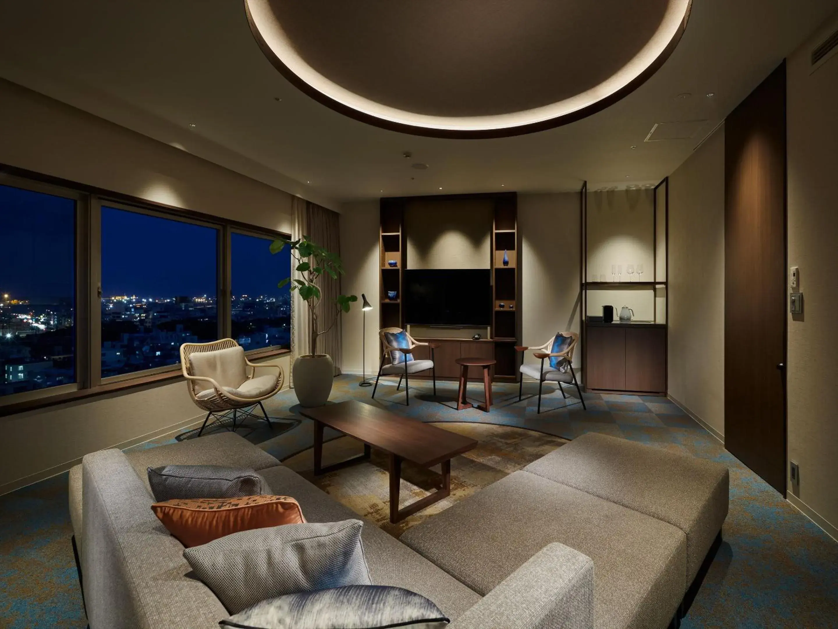 Living room in Okinawa NaHaNa Hotel & Spa Living room in Okinawa NaHaNa Hotel & Spa