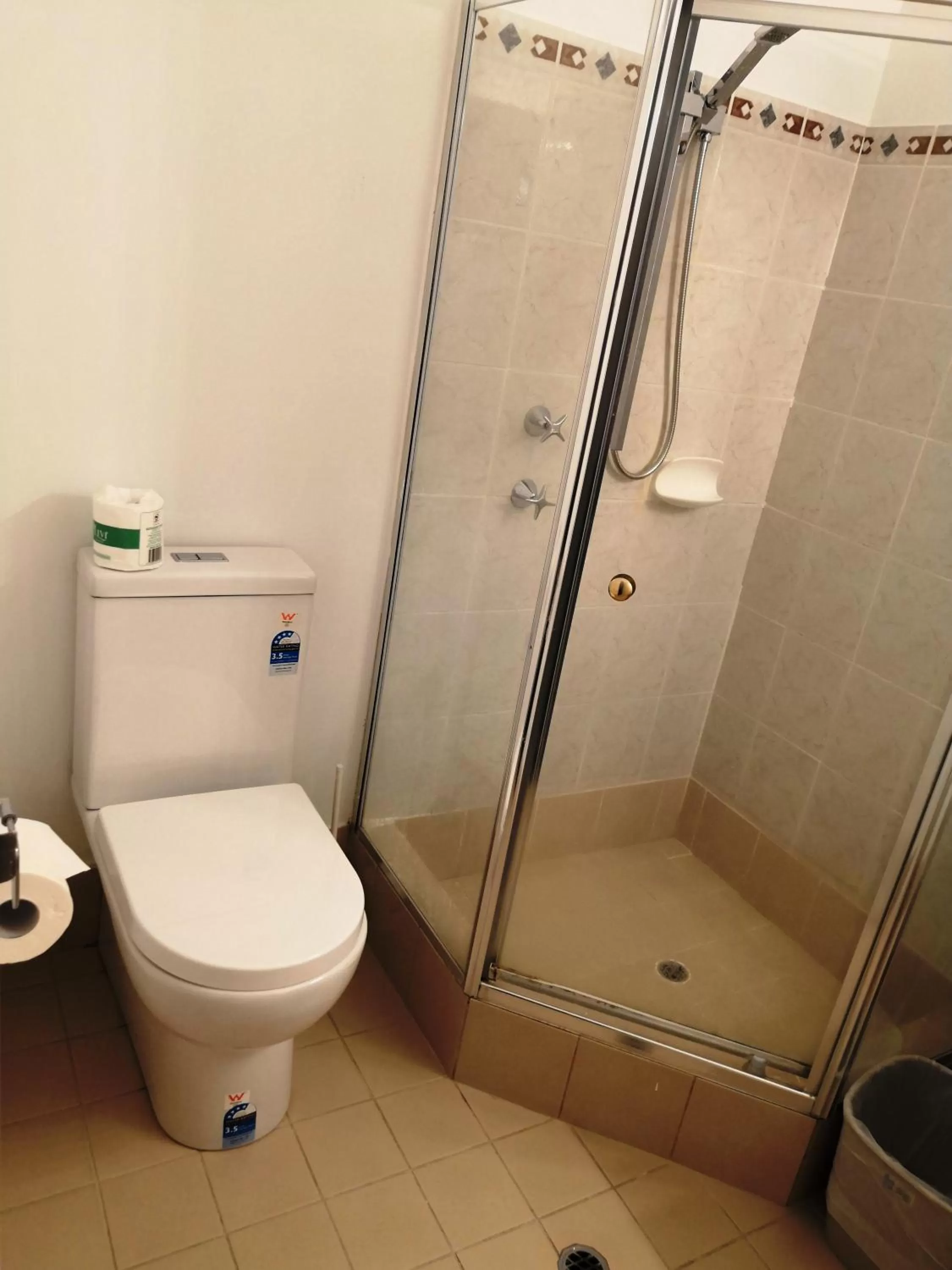 Shower in Criterion Hotel Perth