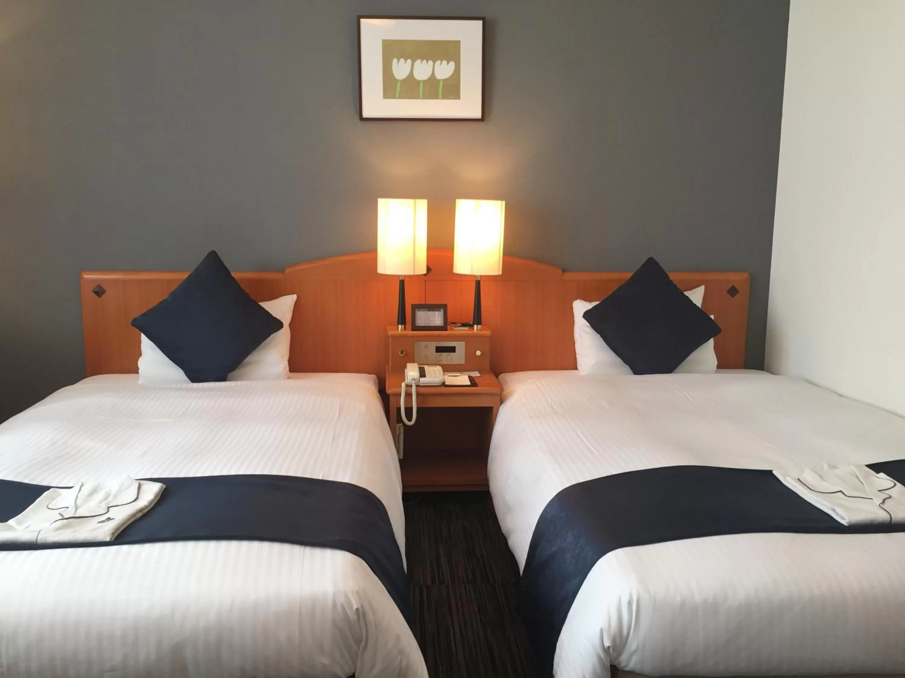 Bed in Okayama Koraku Hotel