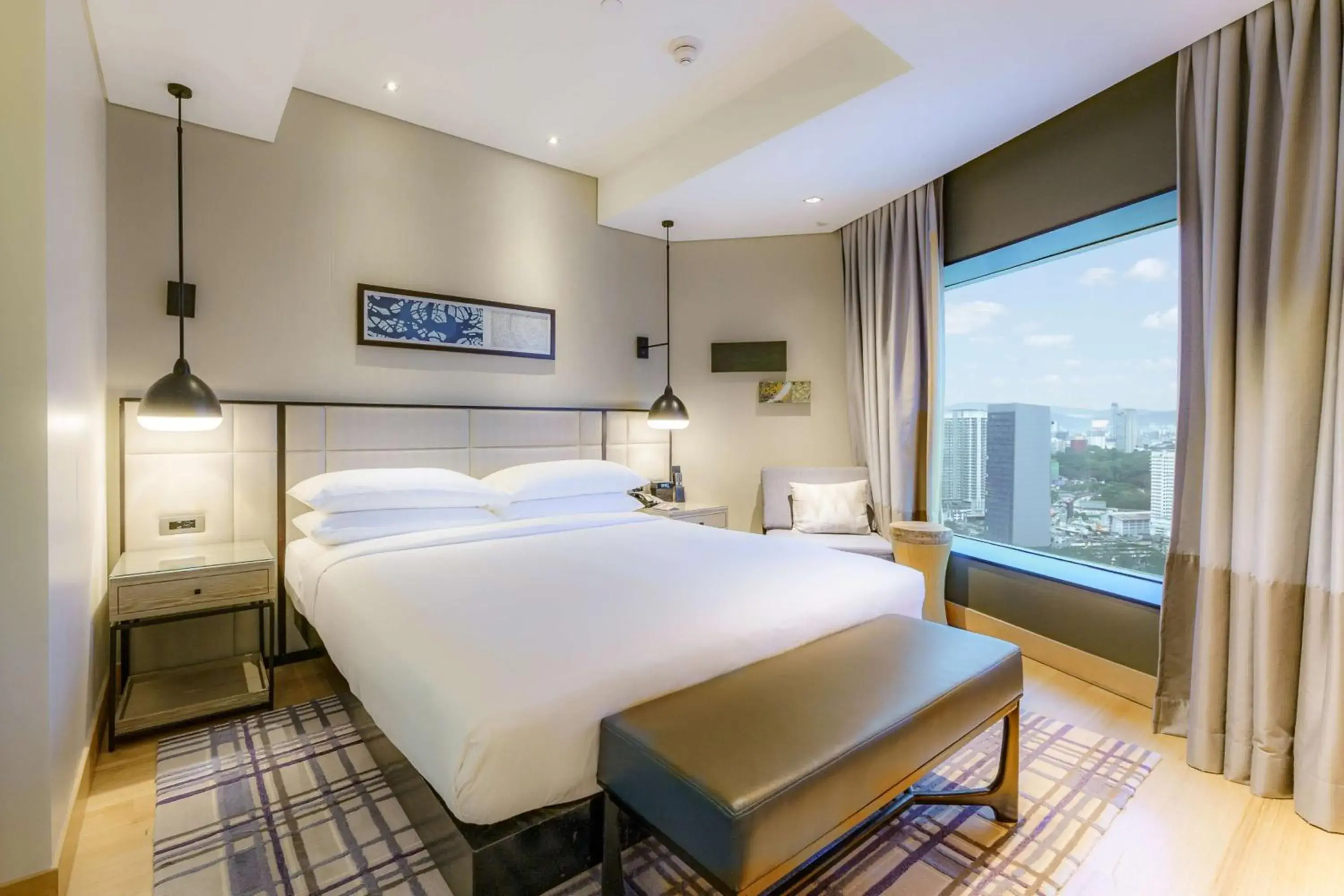 Bed in Hilton Kuala Lumpur