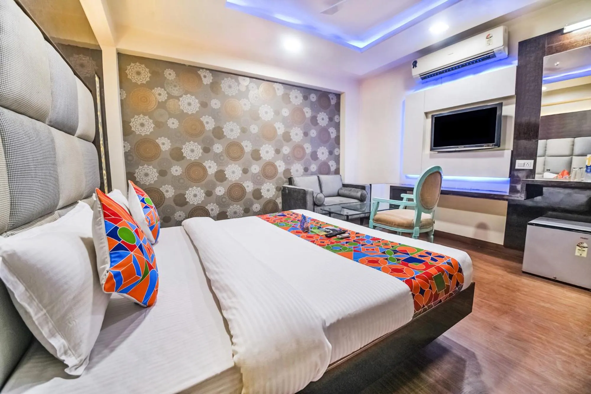 Bedroom, Bed in Hotel Shyampuriya Palace