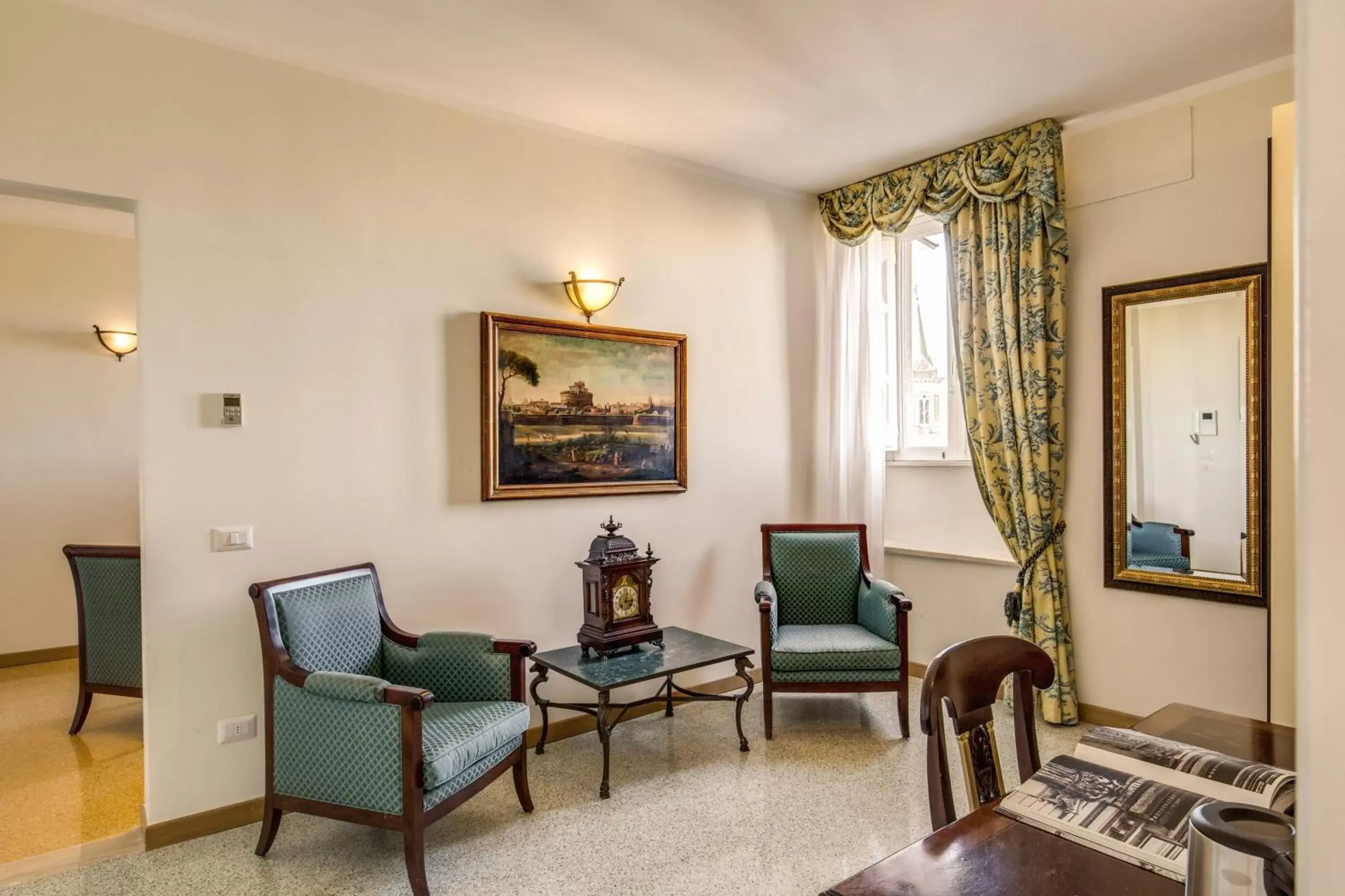 Living room, Seating Area in Eitch Borromini Palazzo Pamphilj
