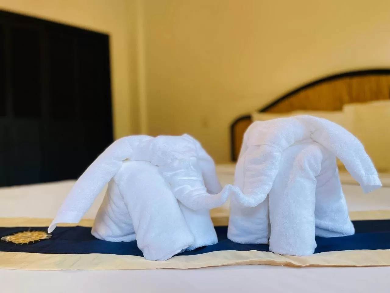 Bed in Angkor Tiger Resort