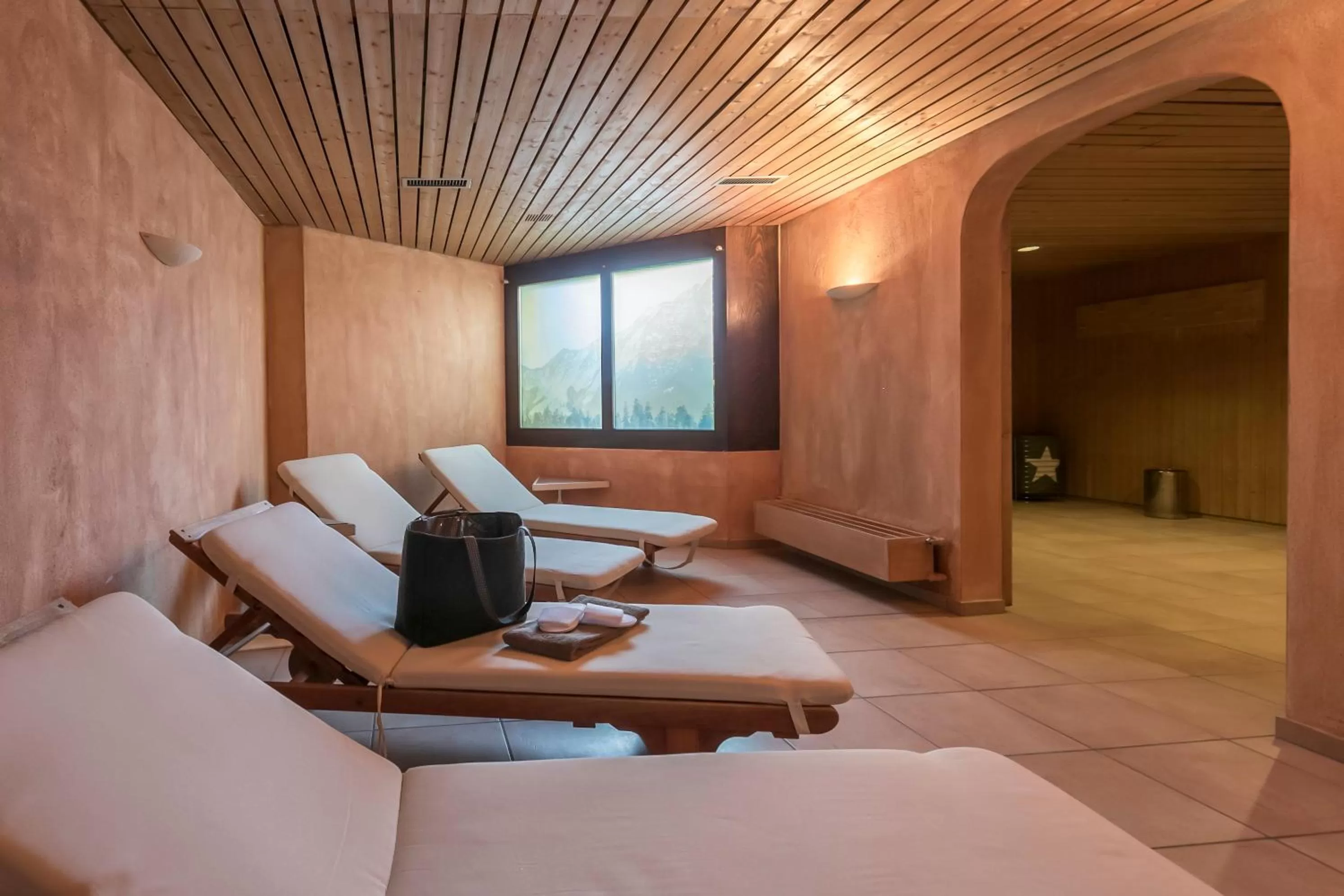 Sauna in T3 Alpenhotel Flims