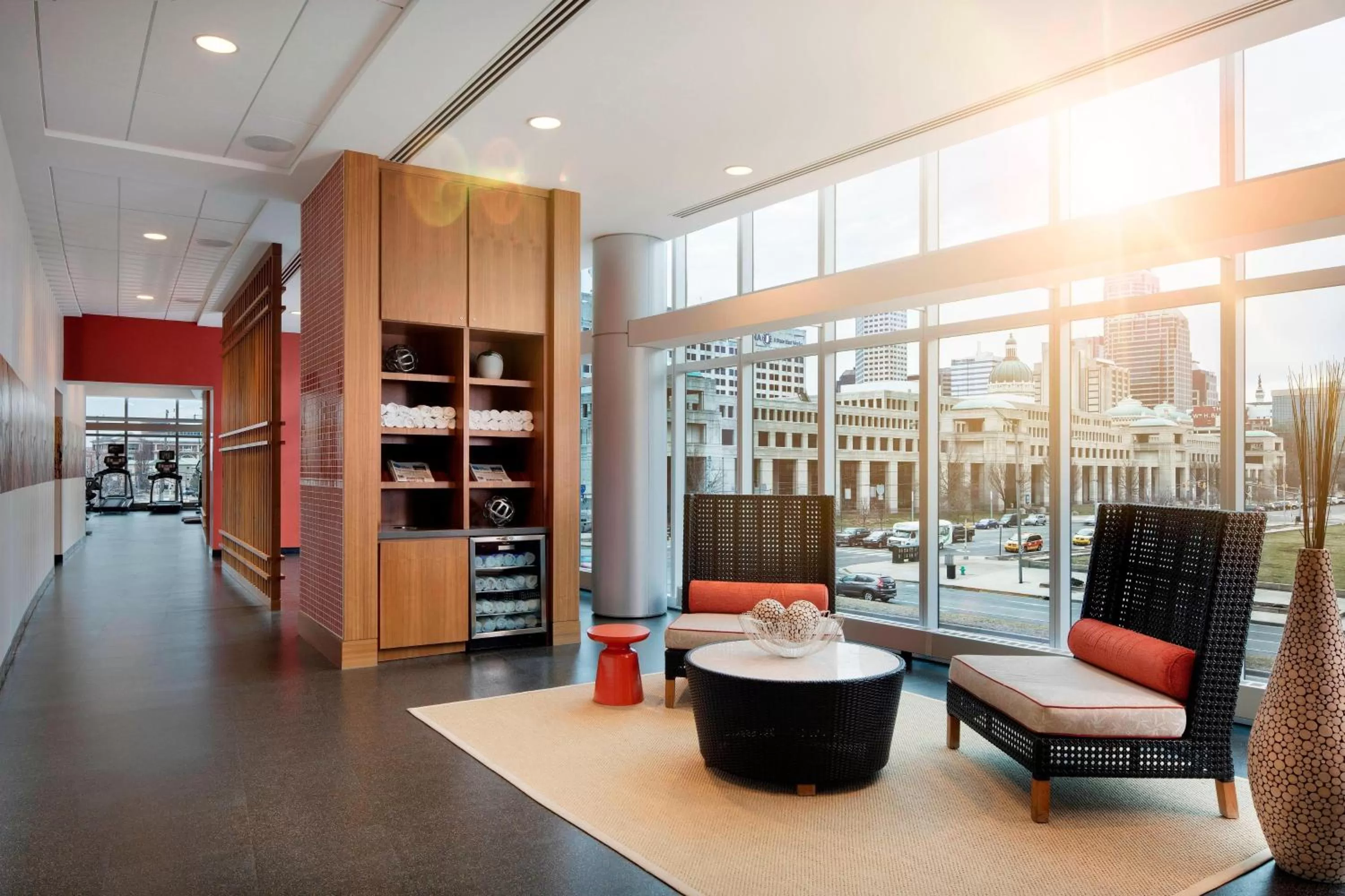 Fitness centre/facilities in JW Marriott Indianapolis
