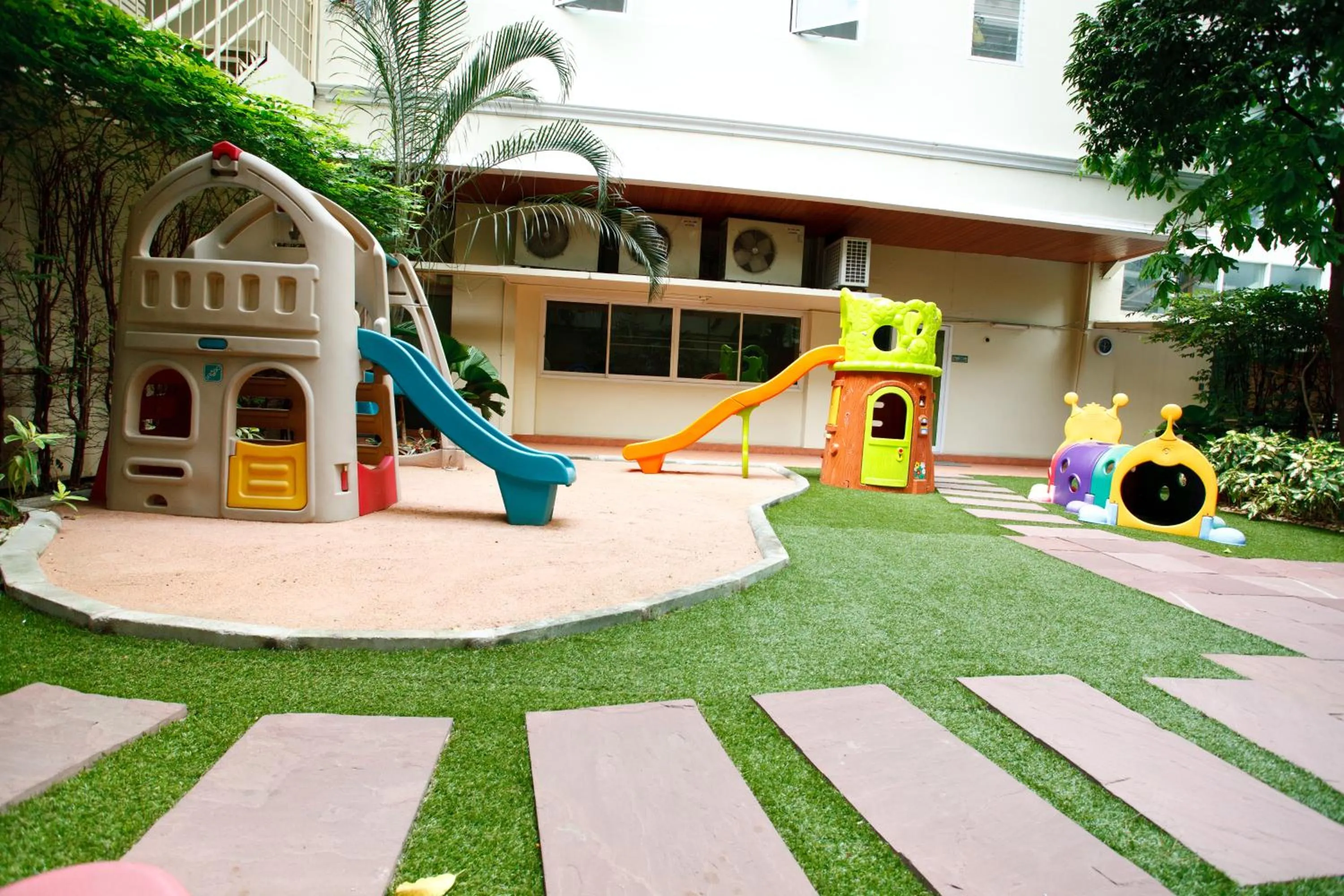 Children play ground in Chaidee Mansion