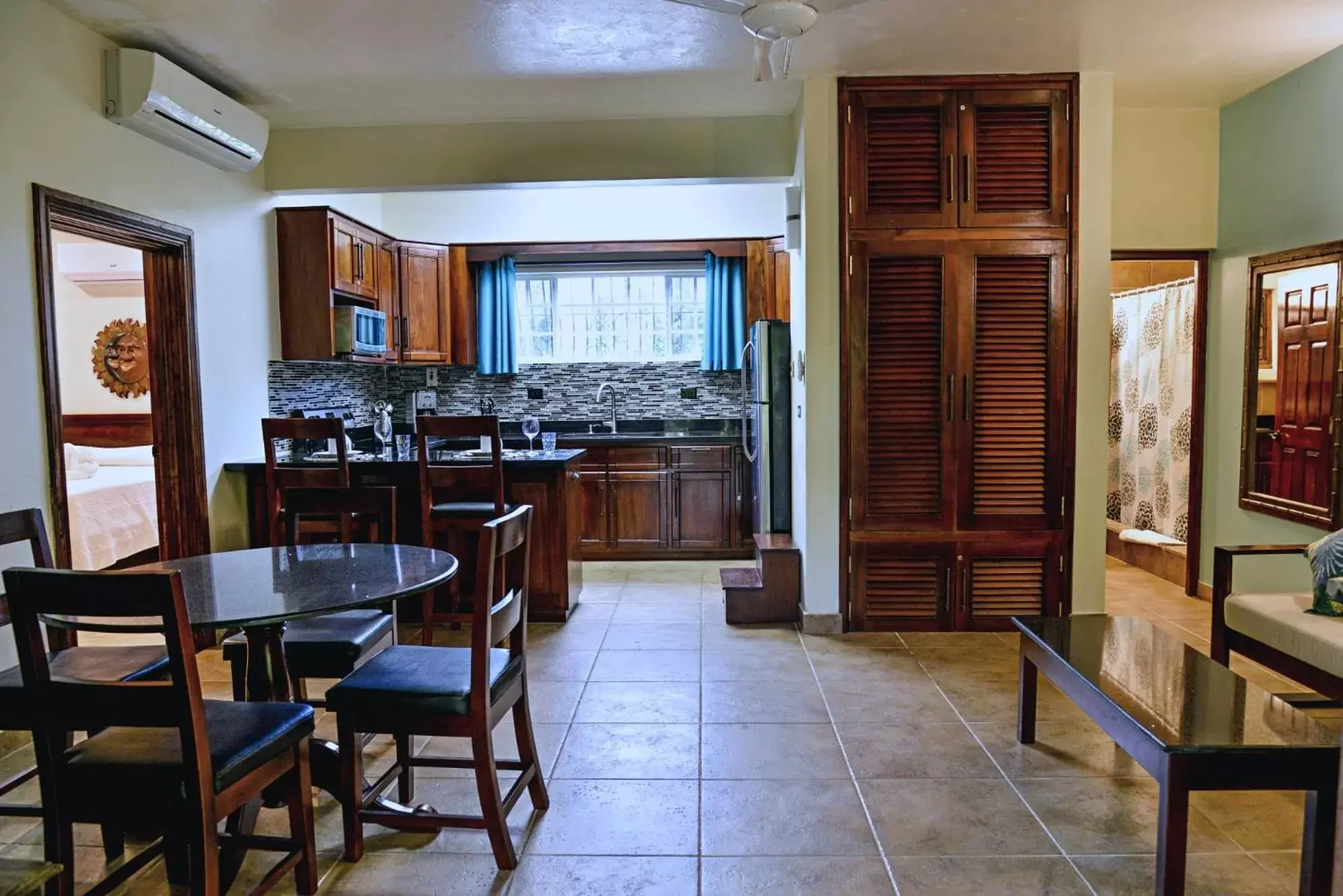 Living room, Dining Area in Beach House Condos, Negril