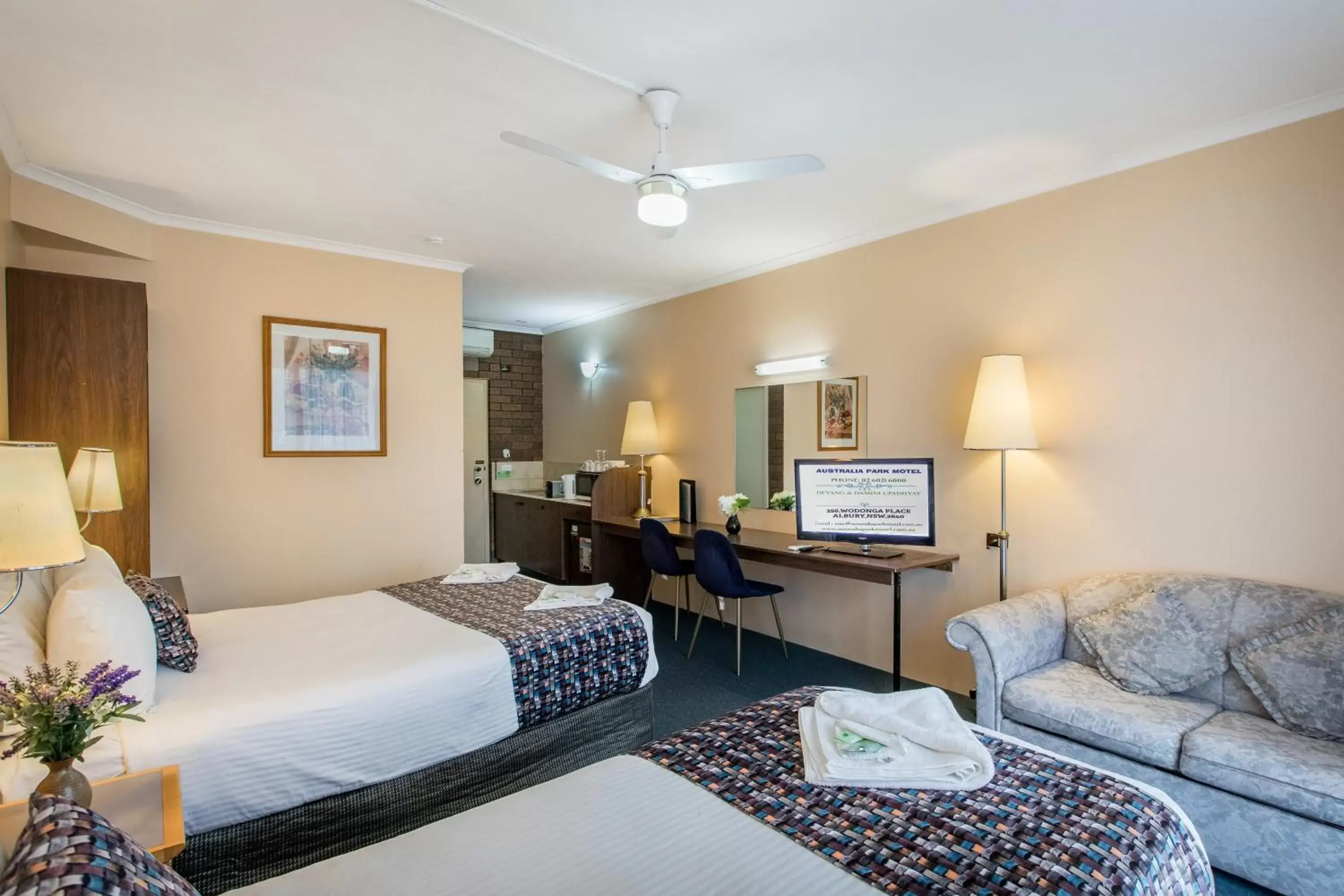 TV and multimedia in Australia Park Motel