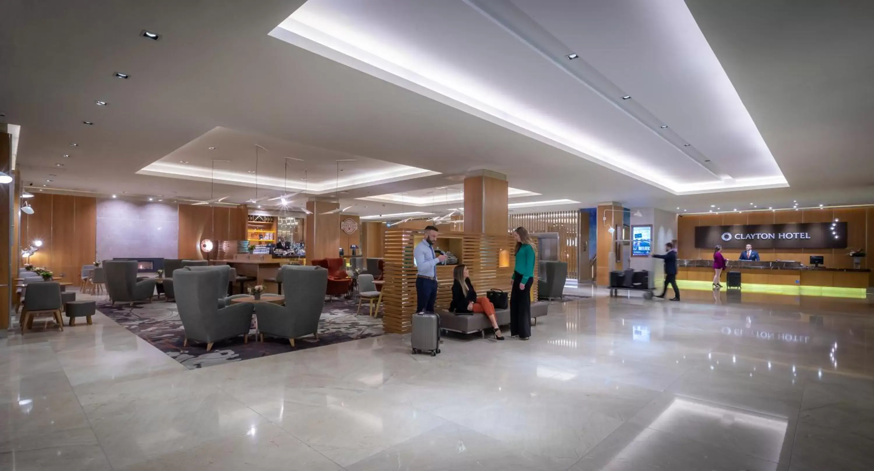 Lobby or reception in Clayton Hotel Burlington Road