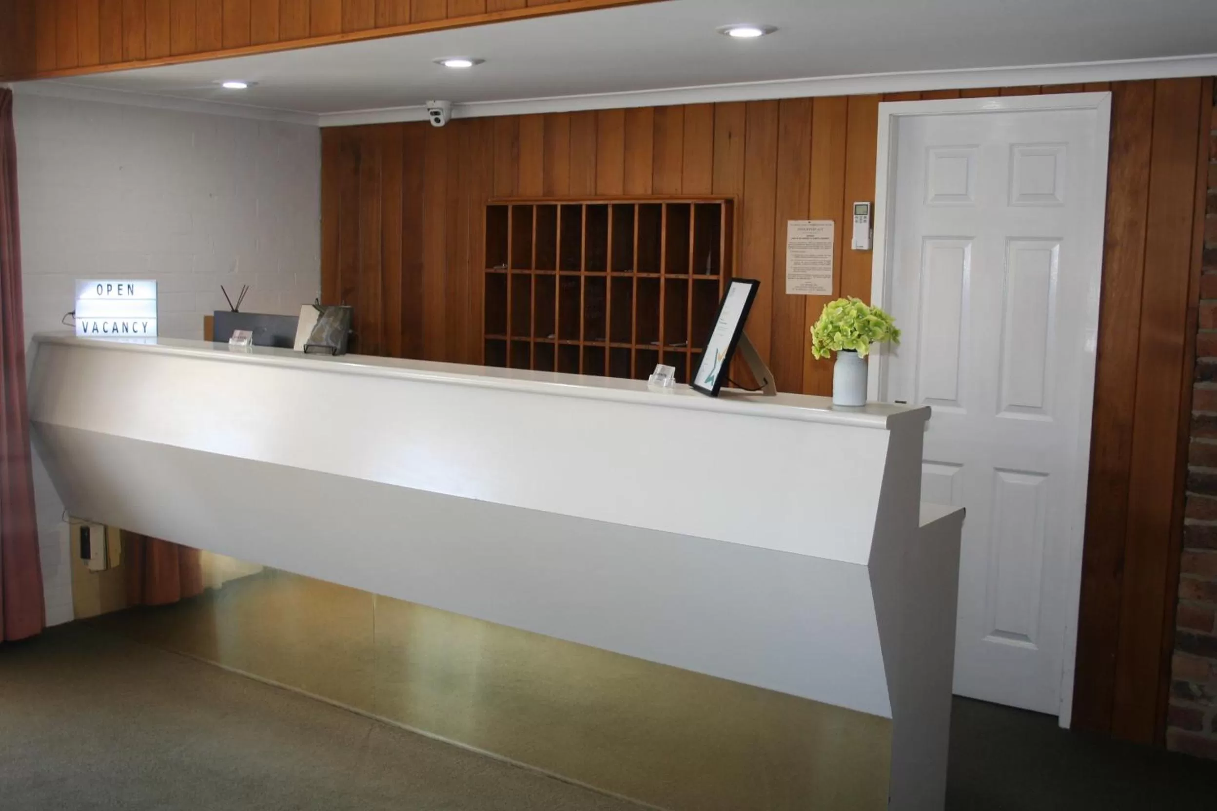 Text overlay in Club Motel Armidale