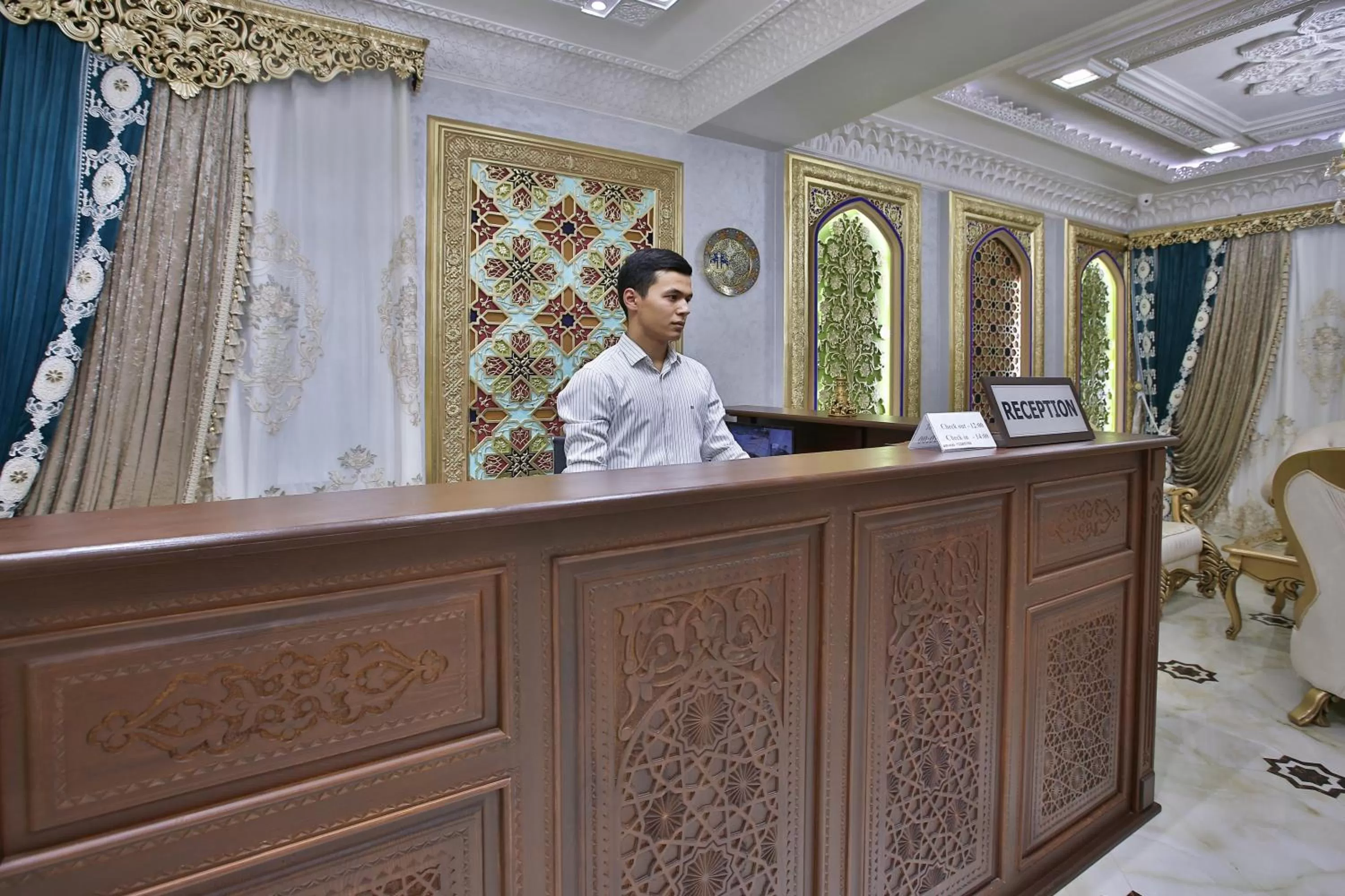 Lobby or reception in Asian Plaza