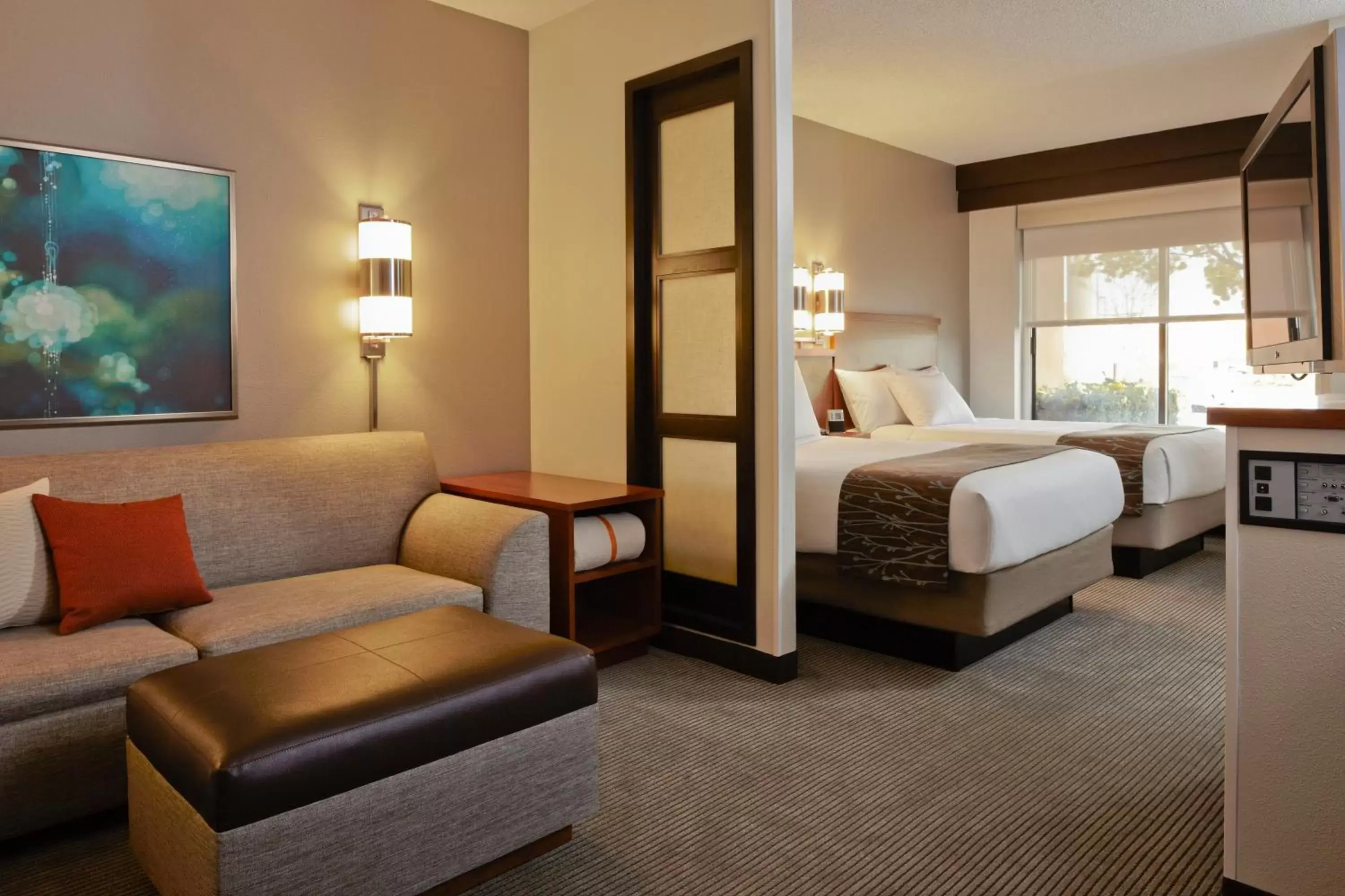 Double Room with Two Double Beds and Sofa bed - High Floor in Hyatt Place Tempe Phoenix Airport
