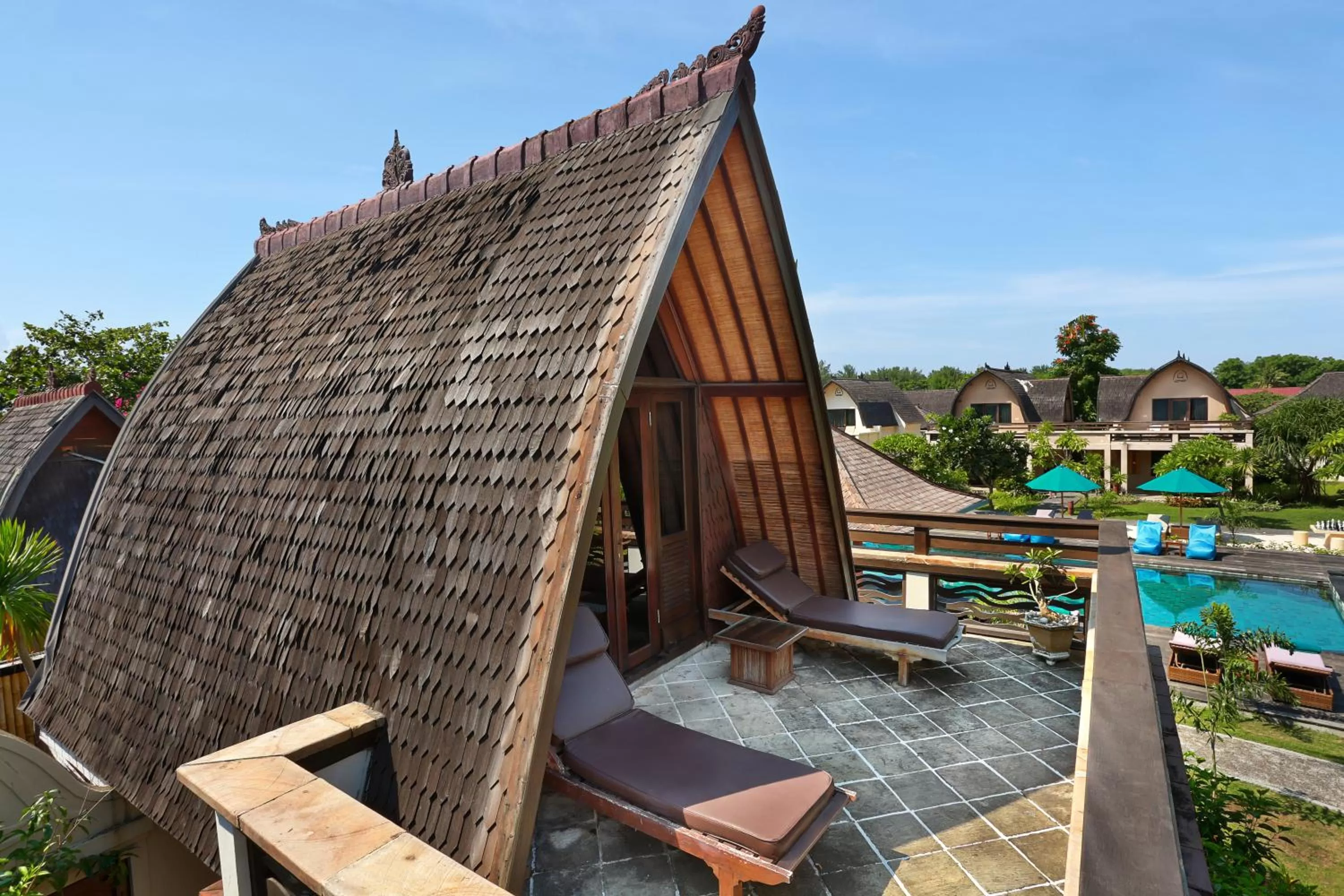 Lumbung Hut Double Room in Vila Ombak