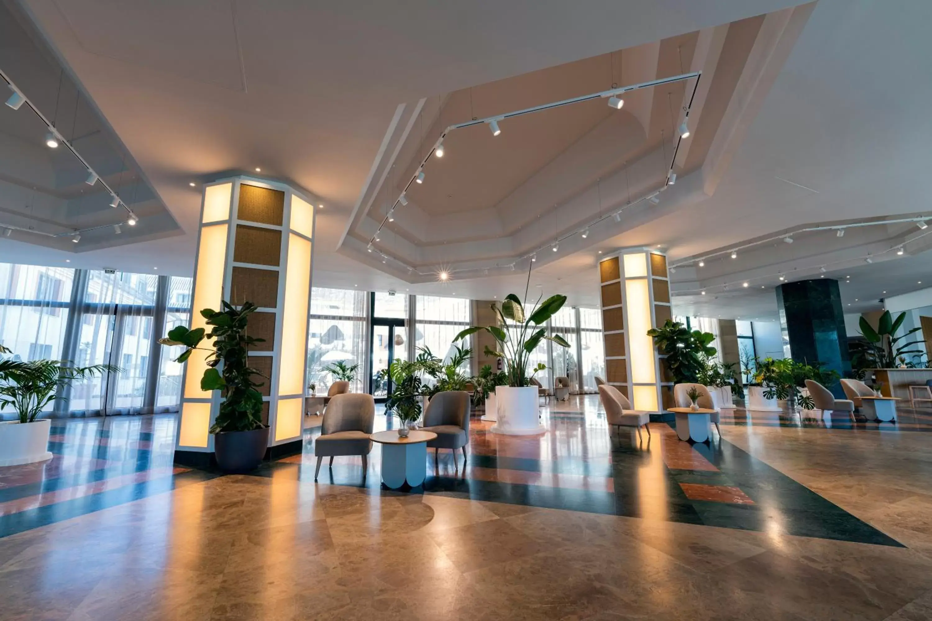 Seating area, Fitness Center/Facilities in Hotel Antequera Hills