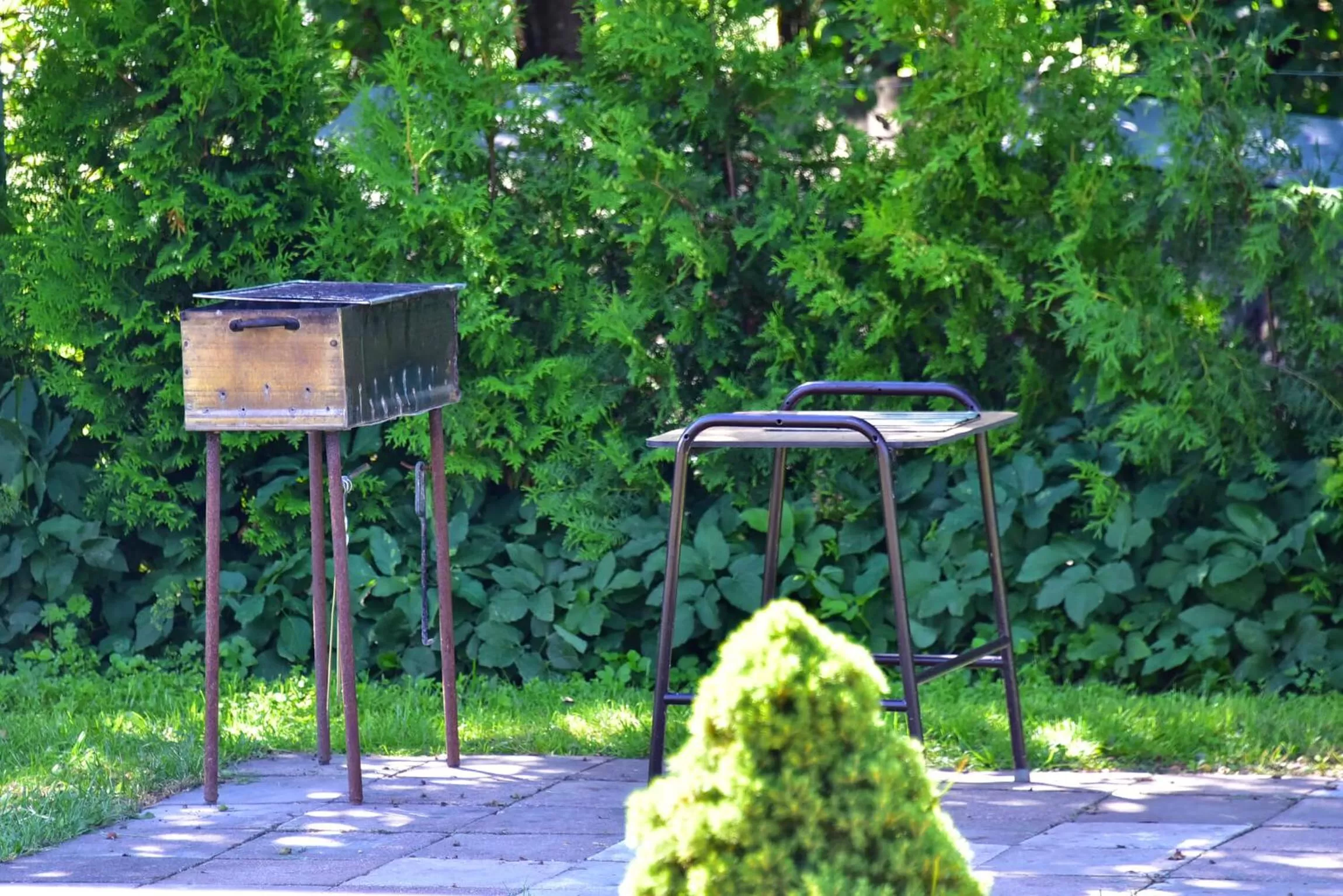 BBQ facilities in "Trakaitis" apartments in Villa