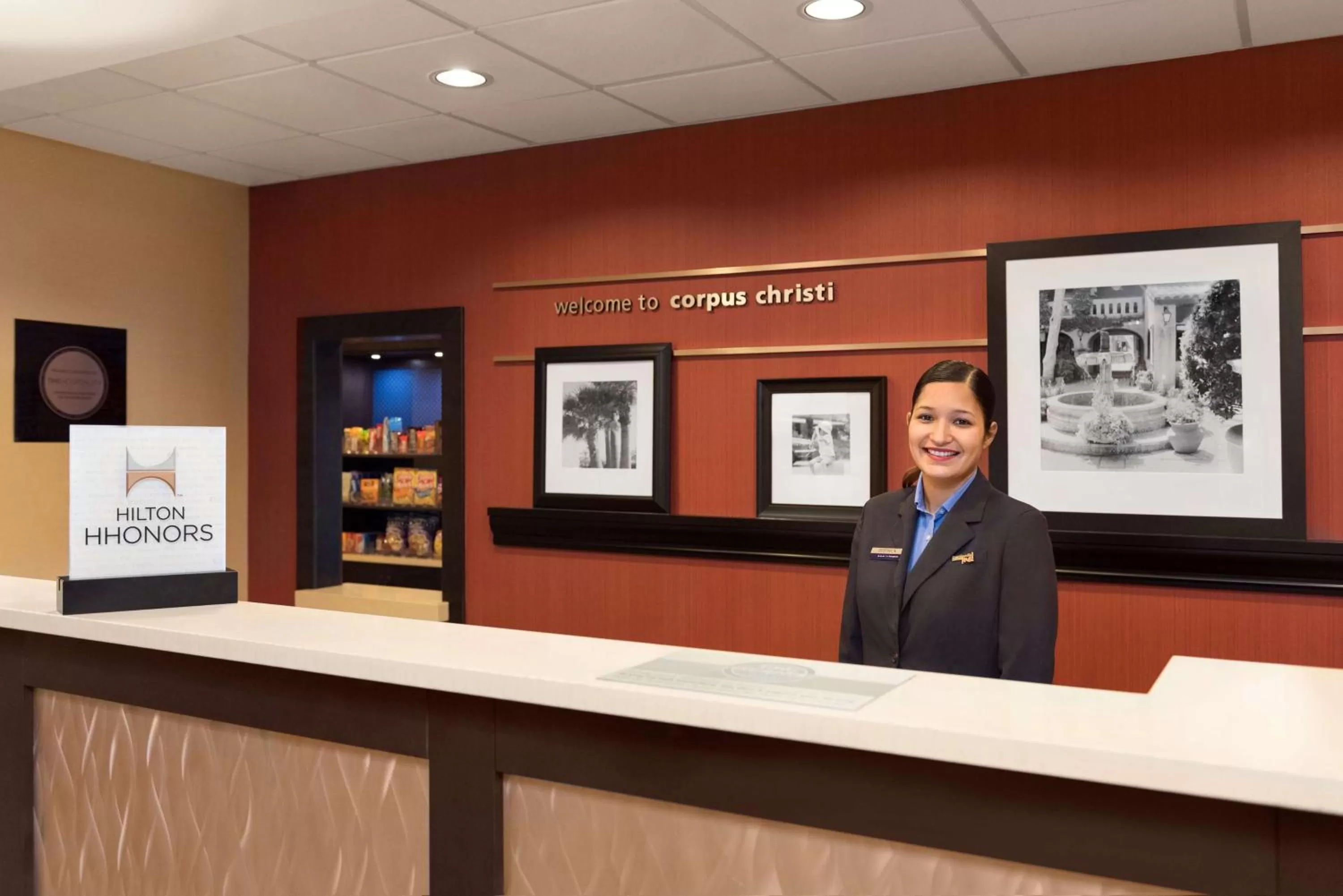Lobby or reception in Hampton Inn & Suites Corpus Christi, TX