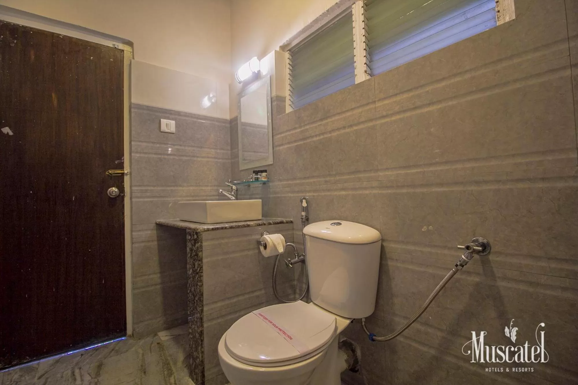 Toilet, Bathroom in Muscatel Delamare - 200 Mts from MG Marg