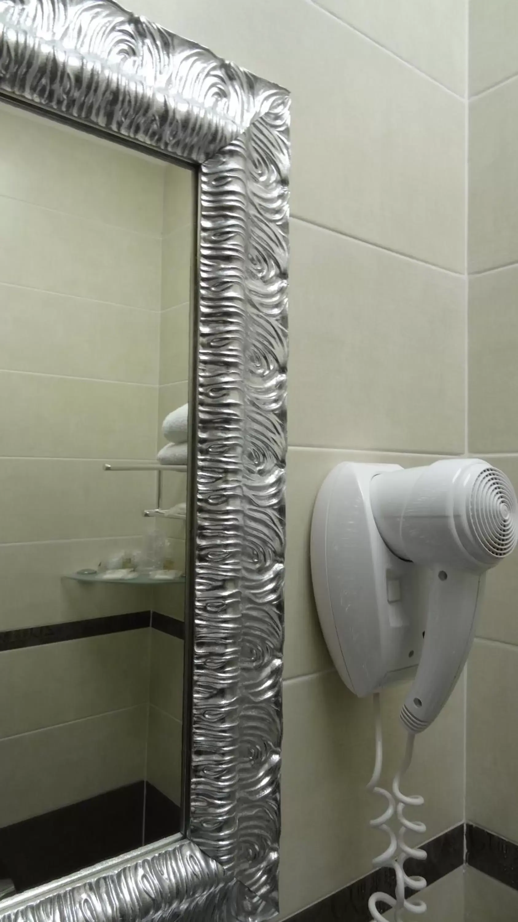 Decorative detail, Bathroom in Hotel Piacenza
