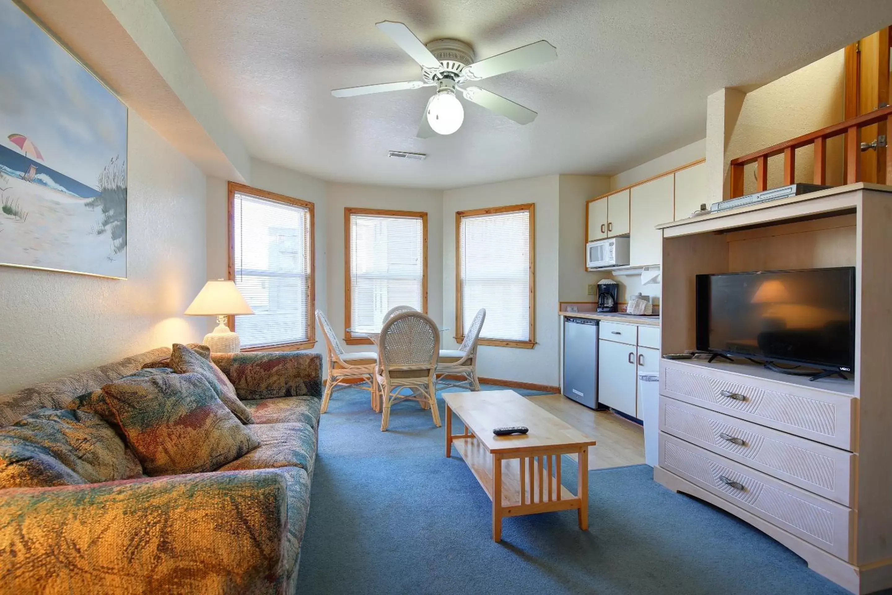 Living room, Seating Area in Barrier Island Station, a VRI resort