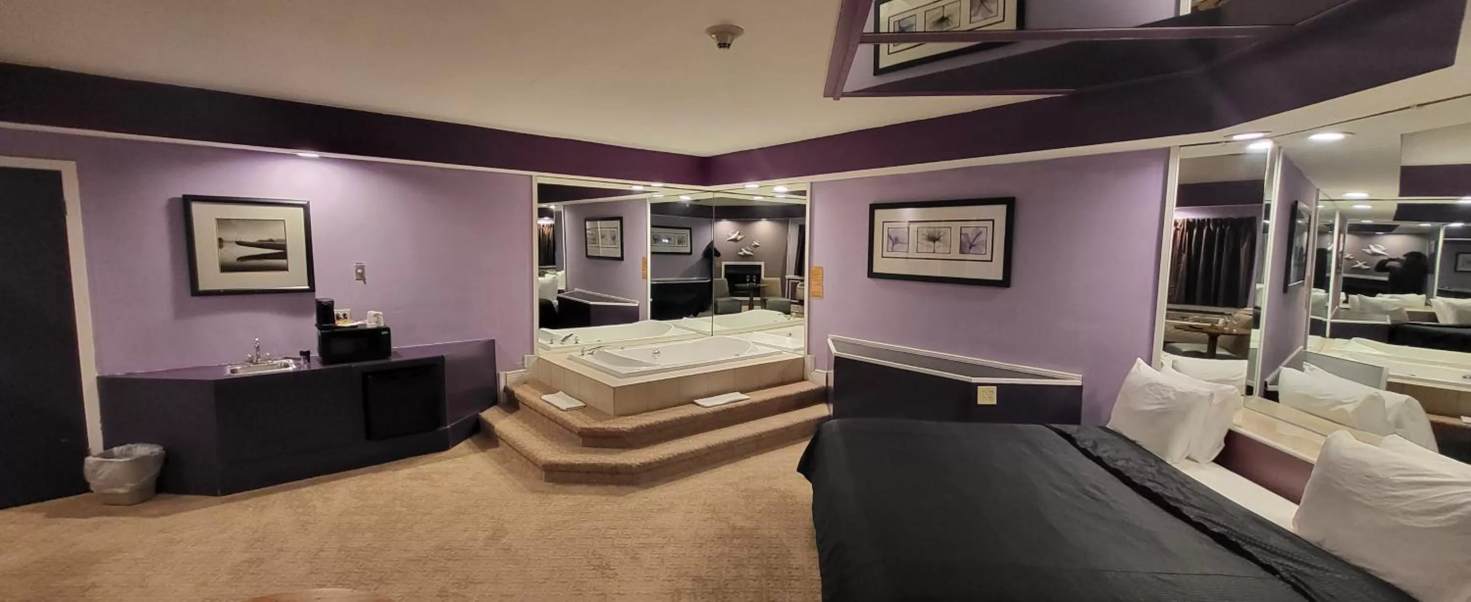 Hot Tub, Bed in Inn of the Dove - Romantic Luxury Suites with Jacuzzi & Seasonal Fireplace at Harrisburg-Hershey-Philadelphia, PA
