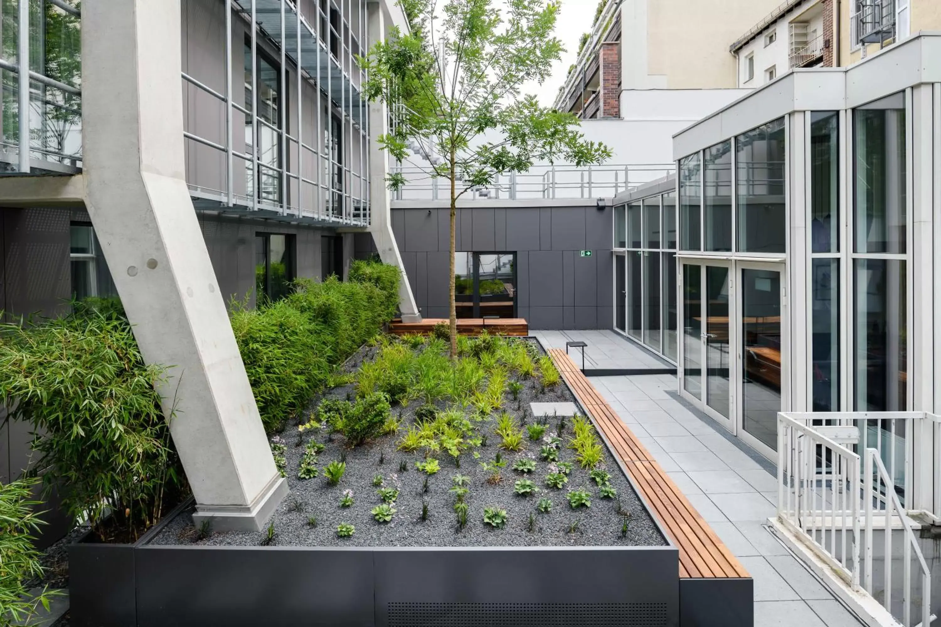 Patio in Mercure Hotel München-Schwabing