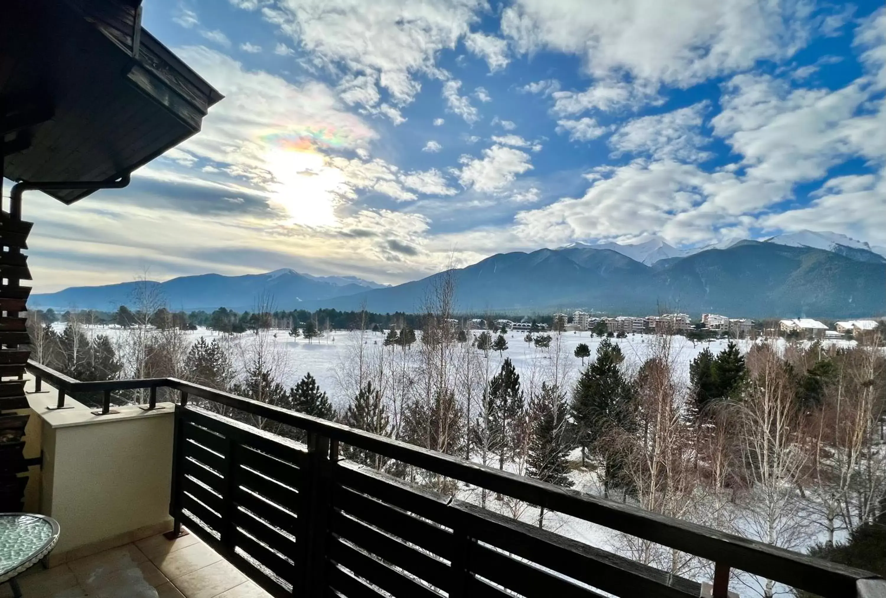 Mountain view, Winter in Terra Hotel