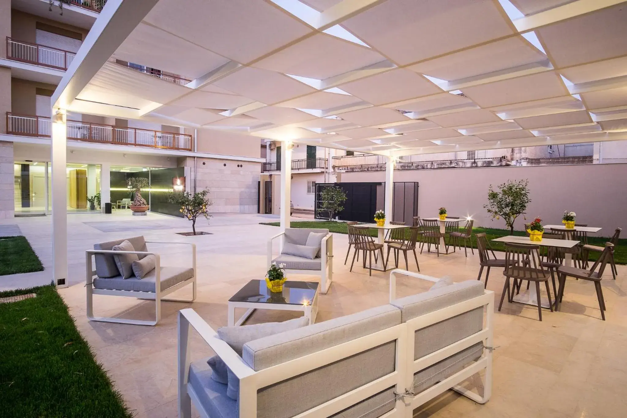 Garden view in Netum Hotel Garden view in Netum Hotel