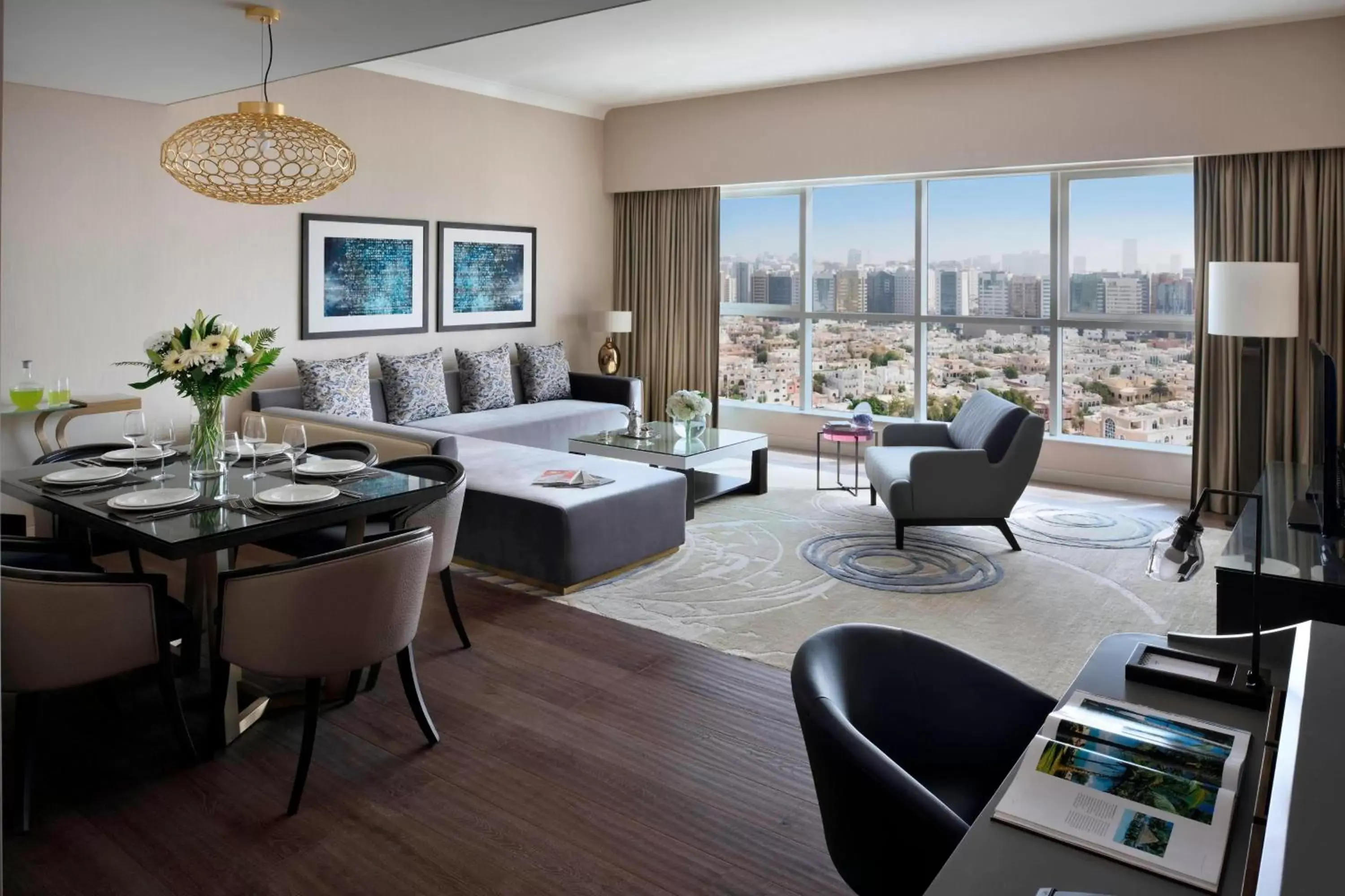 Living room in Marriott Executive Apartments Downtown, Abu Dhabi