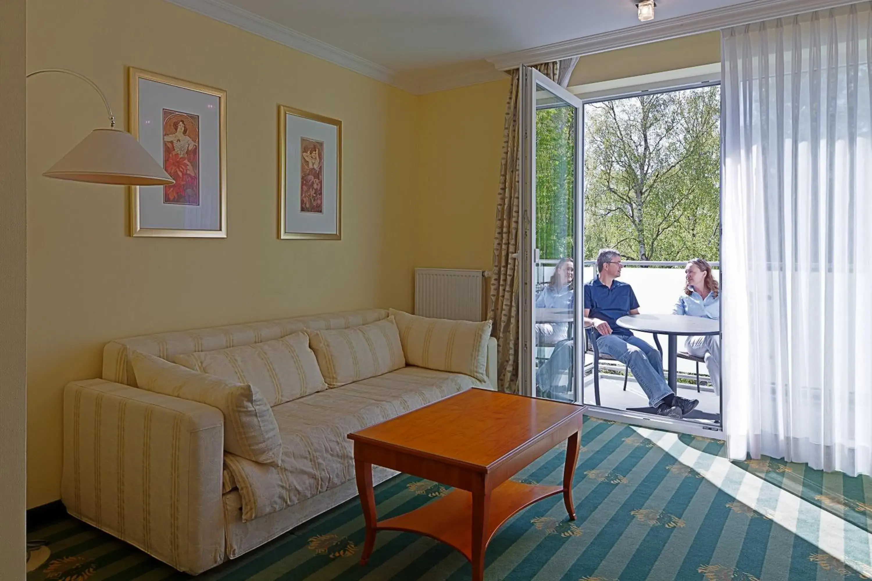 Double Room on Land Side with Balcony or Terrace in Ringhotel Strandblick Double Room on Land Side with Balcony or Terrace in Ringhotel Strandblick